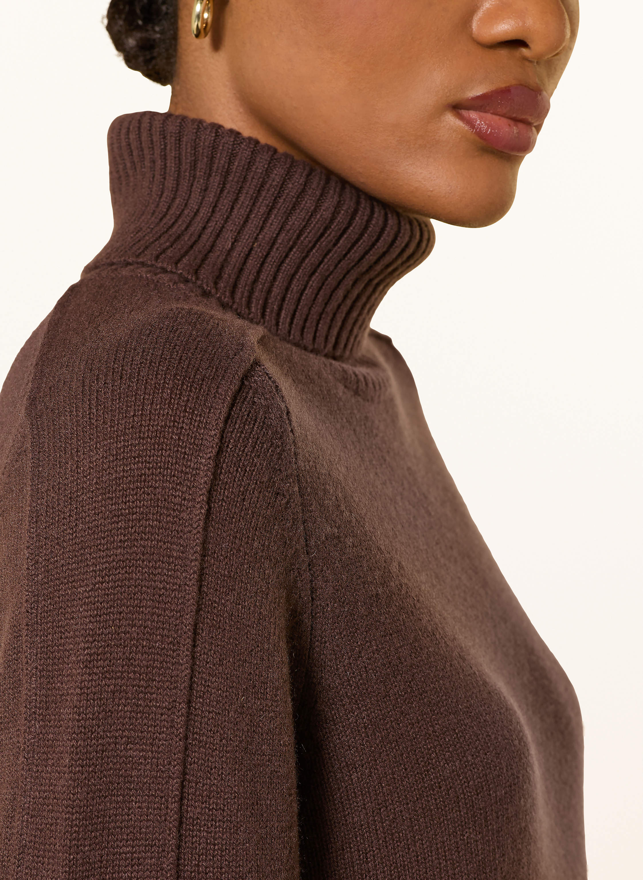 Thumbnail - Ftc Cashmere Rollkragenpullover Mit Cashmere braun