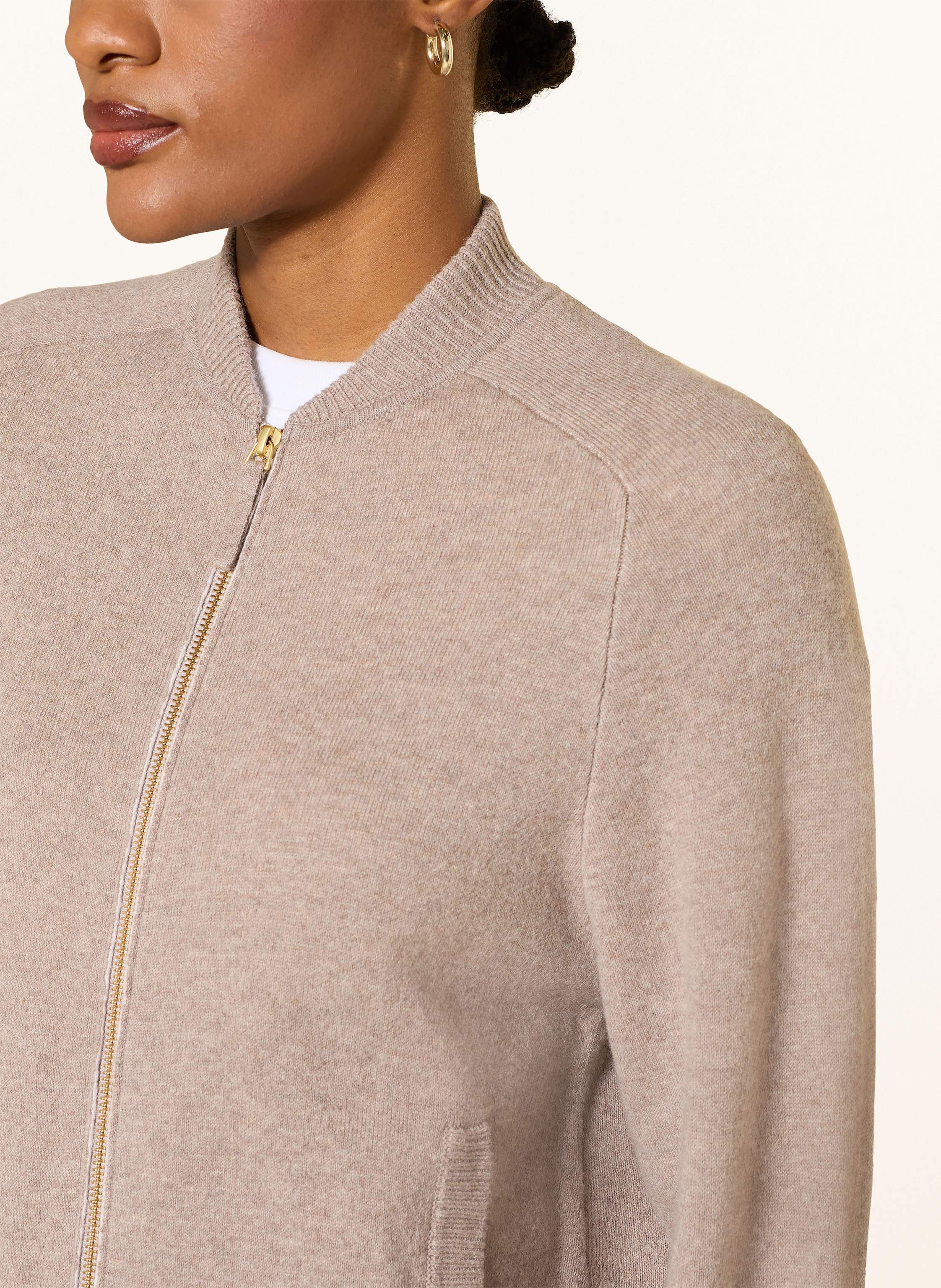 Thumbnail - Ftc Cashmere Strickjacke beige