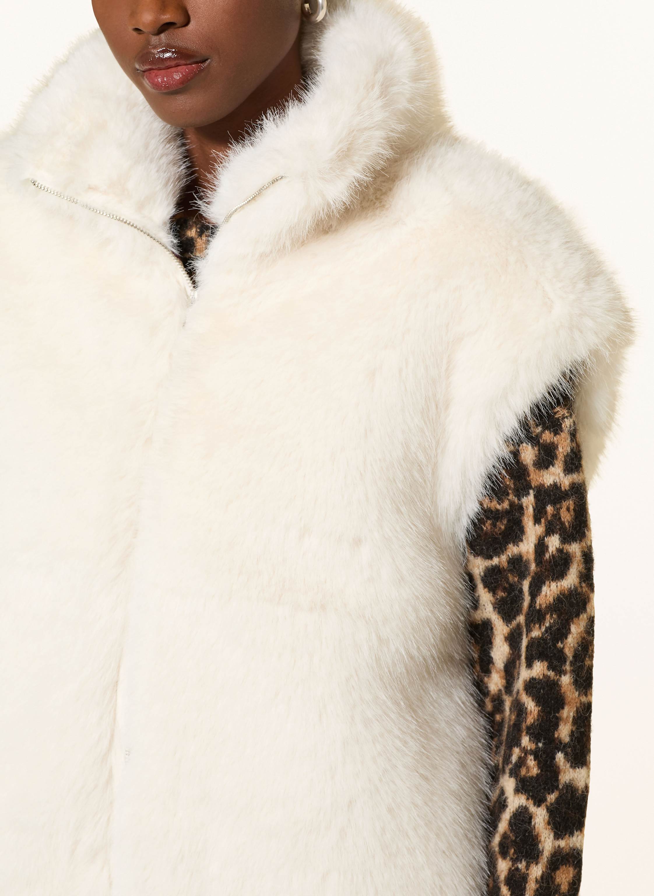 Thumbnail - Oh April Kunstpelz-Weste Trixie blau