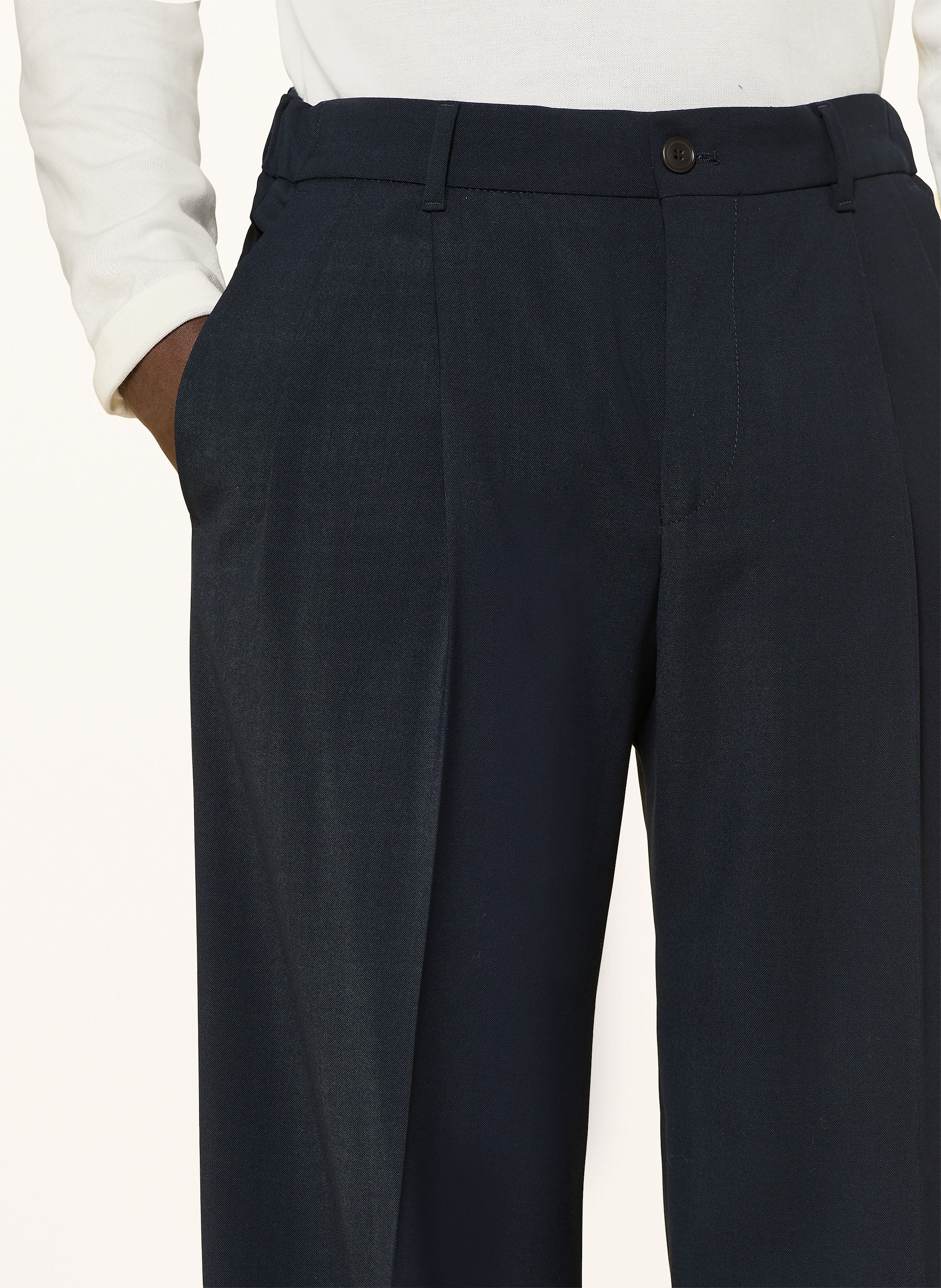 Thumbnail - Drykorn Chino Leek_Wide Wide Fit blau