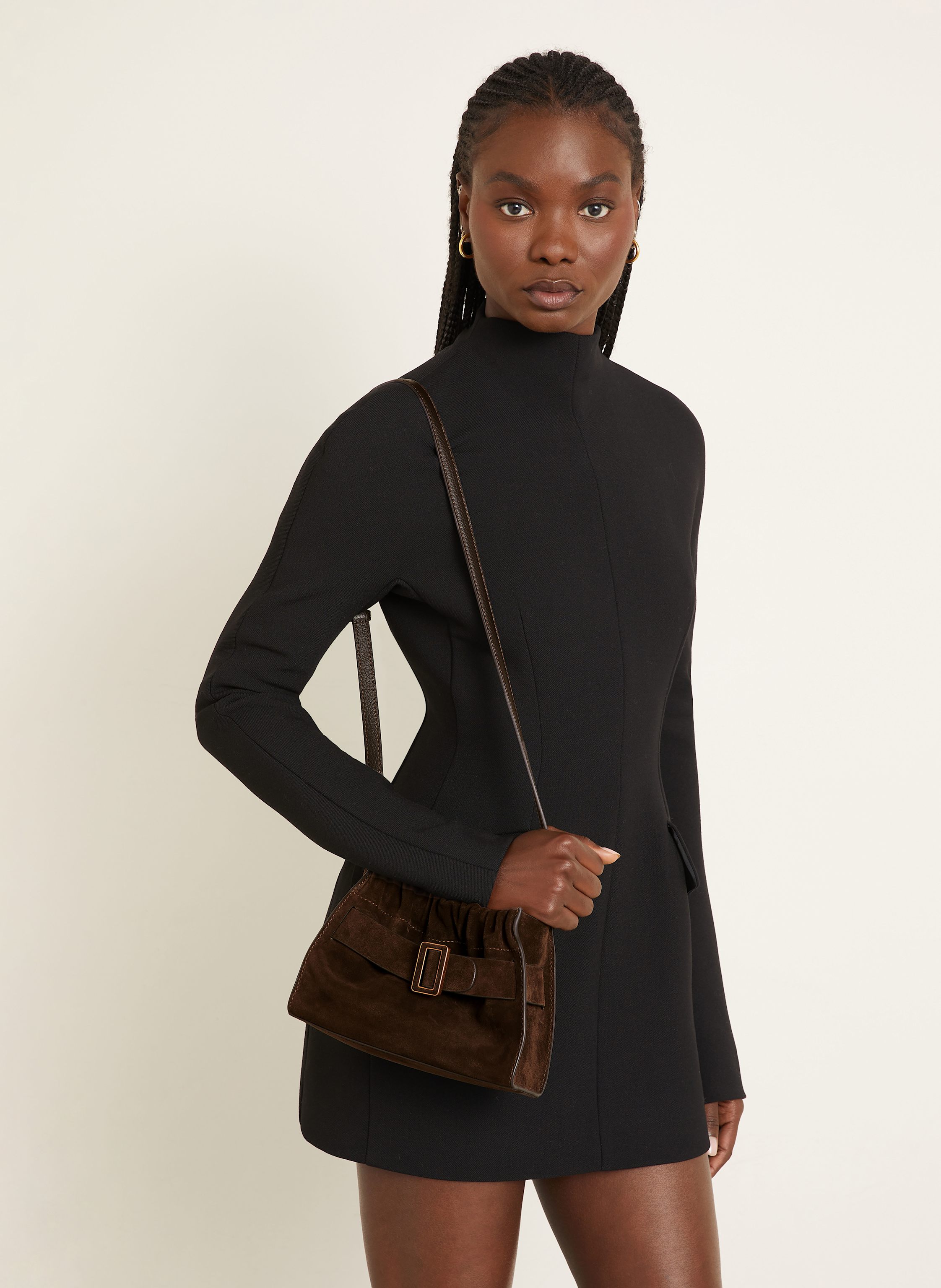 Thumbnail - Boyy Umhängetasche Square Scrunchy braun