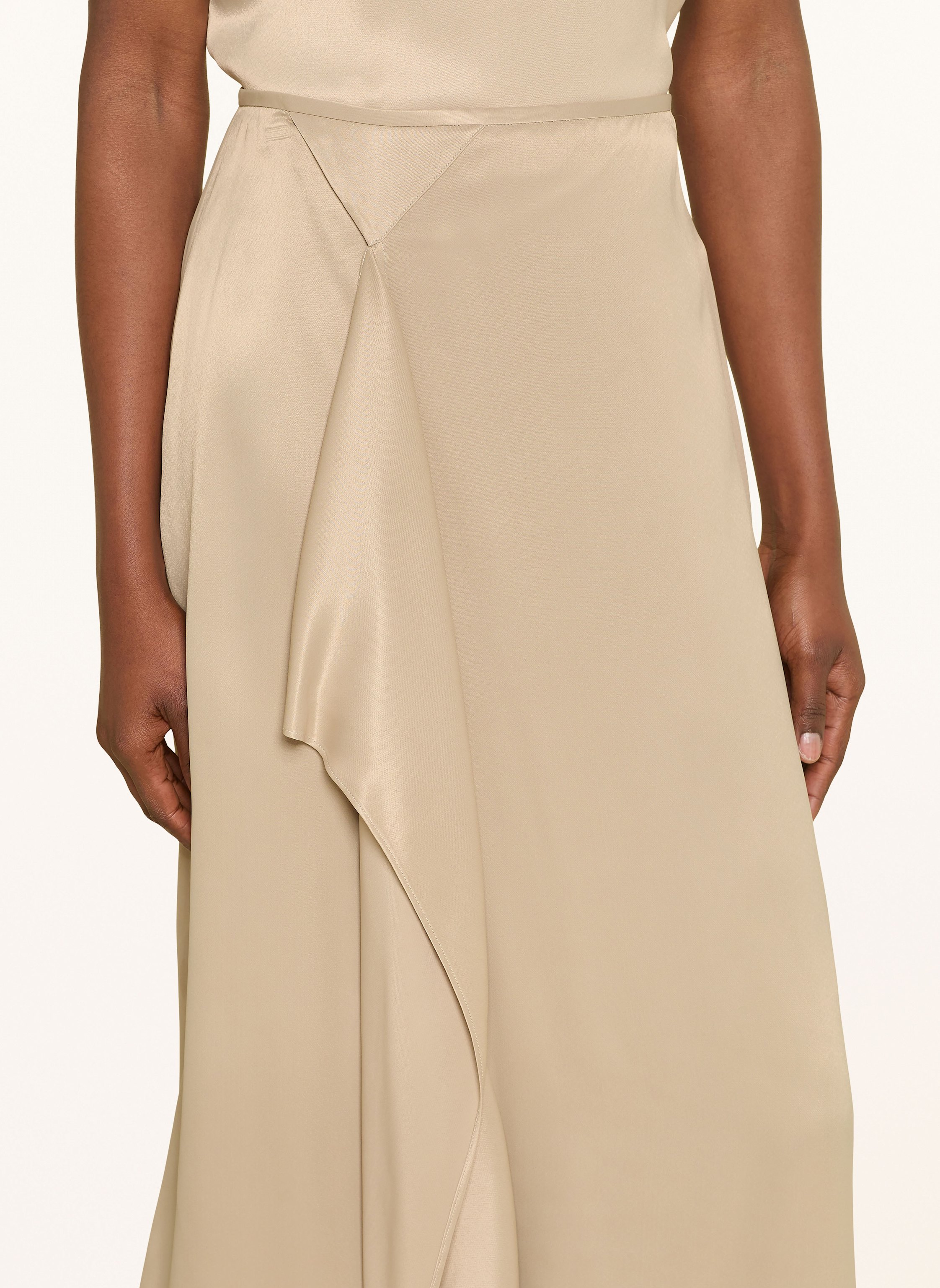 Thumbnail - Boss Satinrock Vemuth In Wickeloptik beige