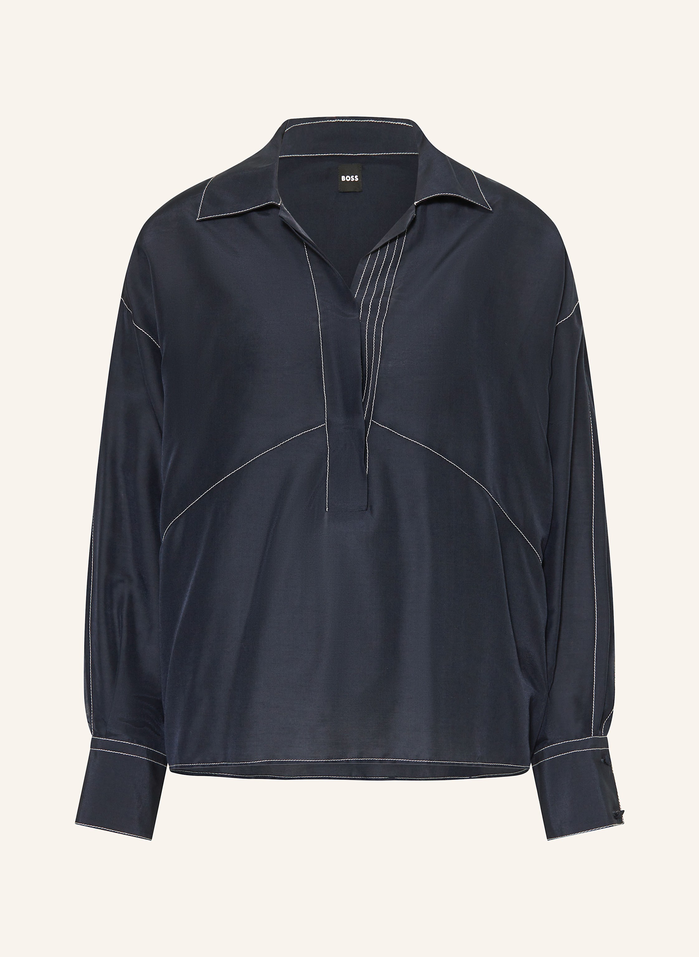 Boss Blusenshirt Brizzy blau