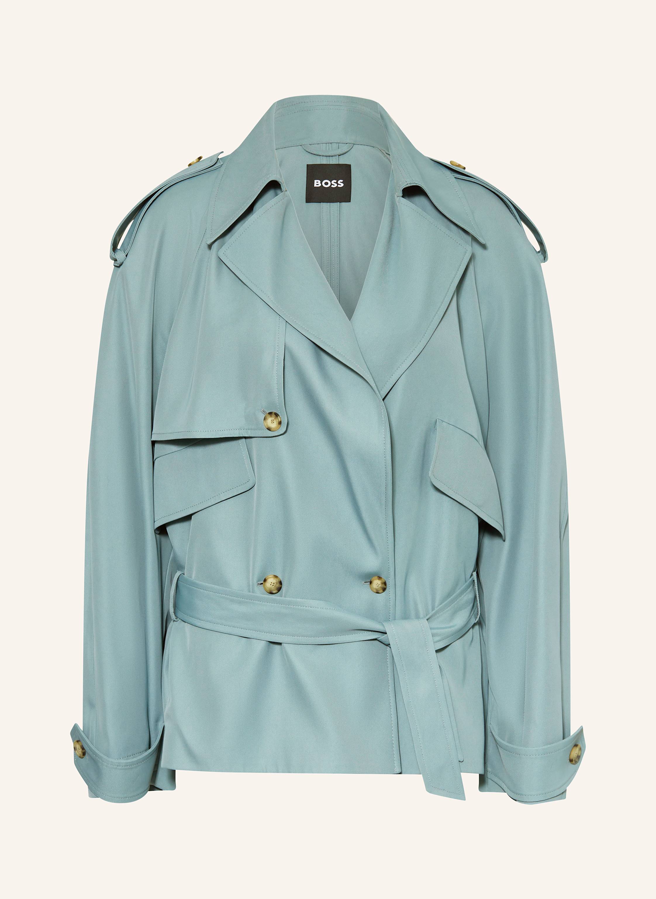 Boss Trench-Jacke Jacusa blau