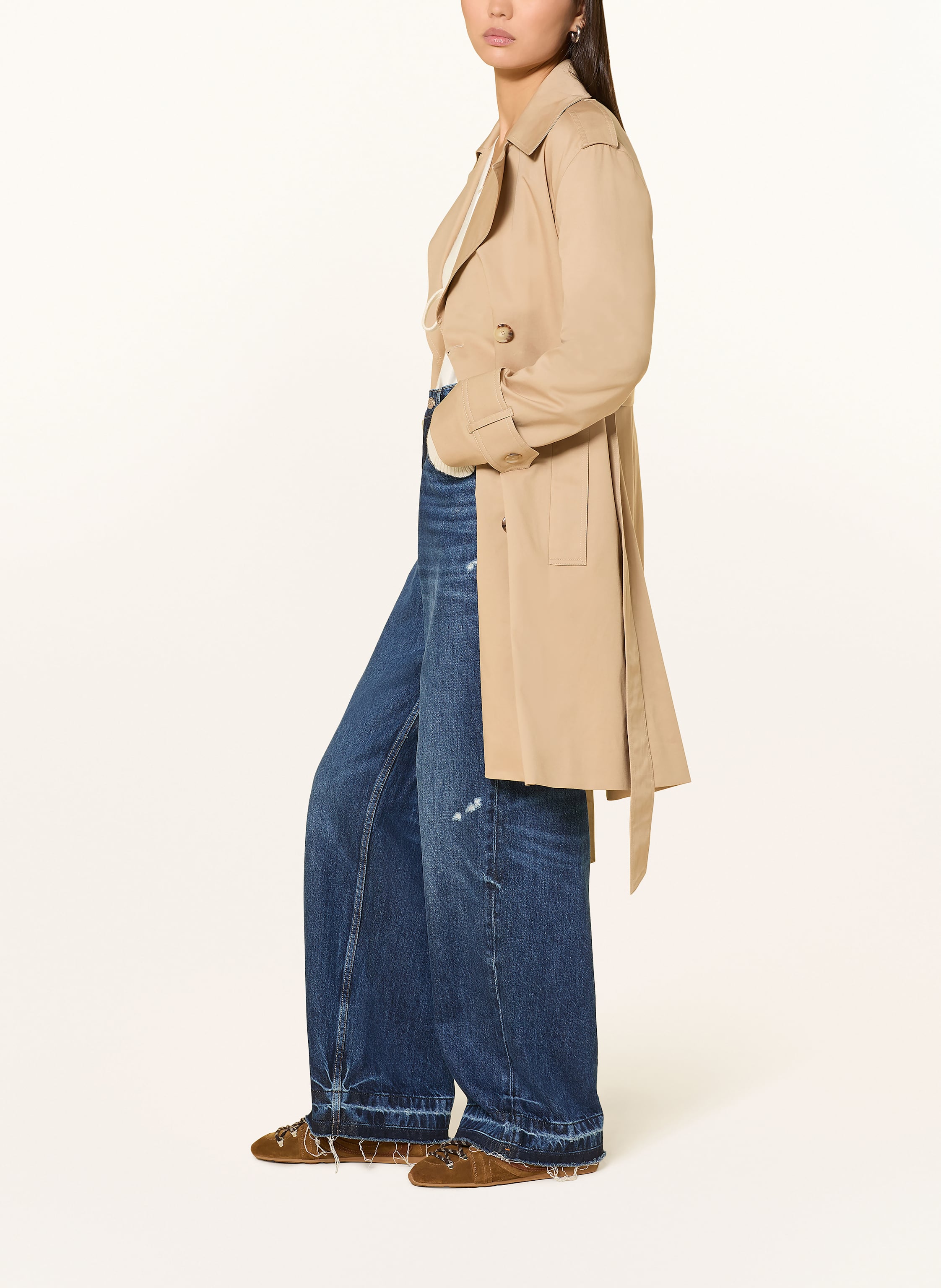 Thumbnail - Boss Wide Leg Jeans Slouchy blau