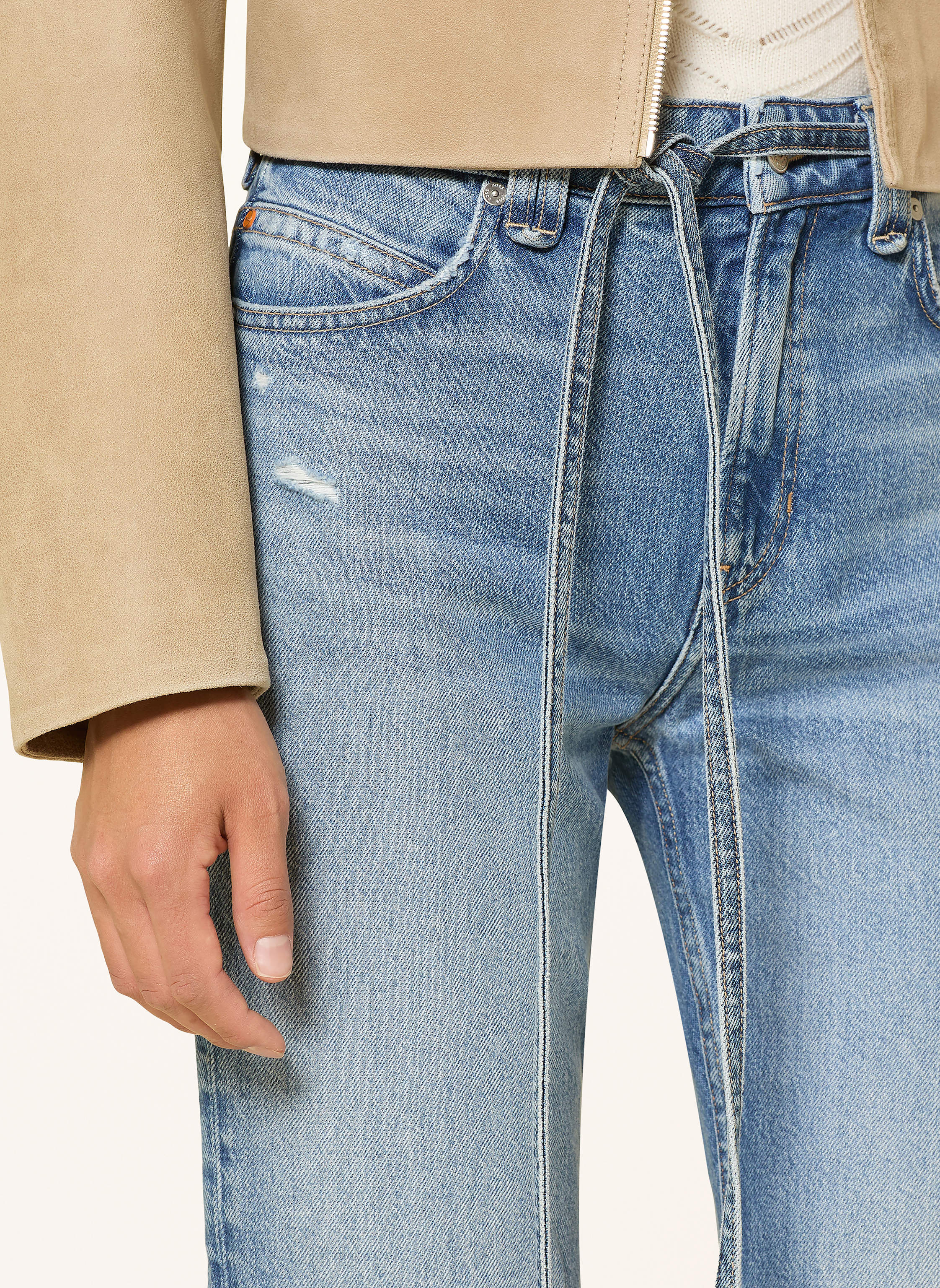 Thumbnail - Boss Straight Jeans Ada blau