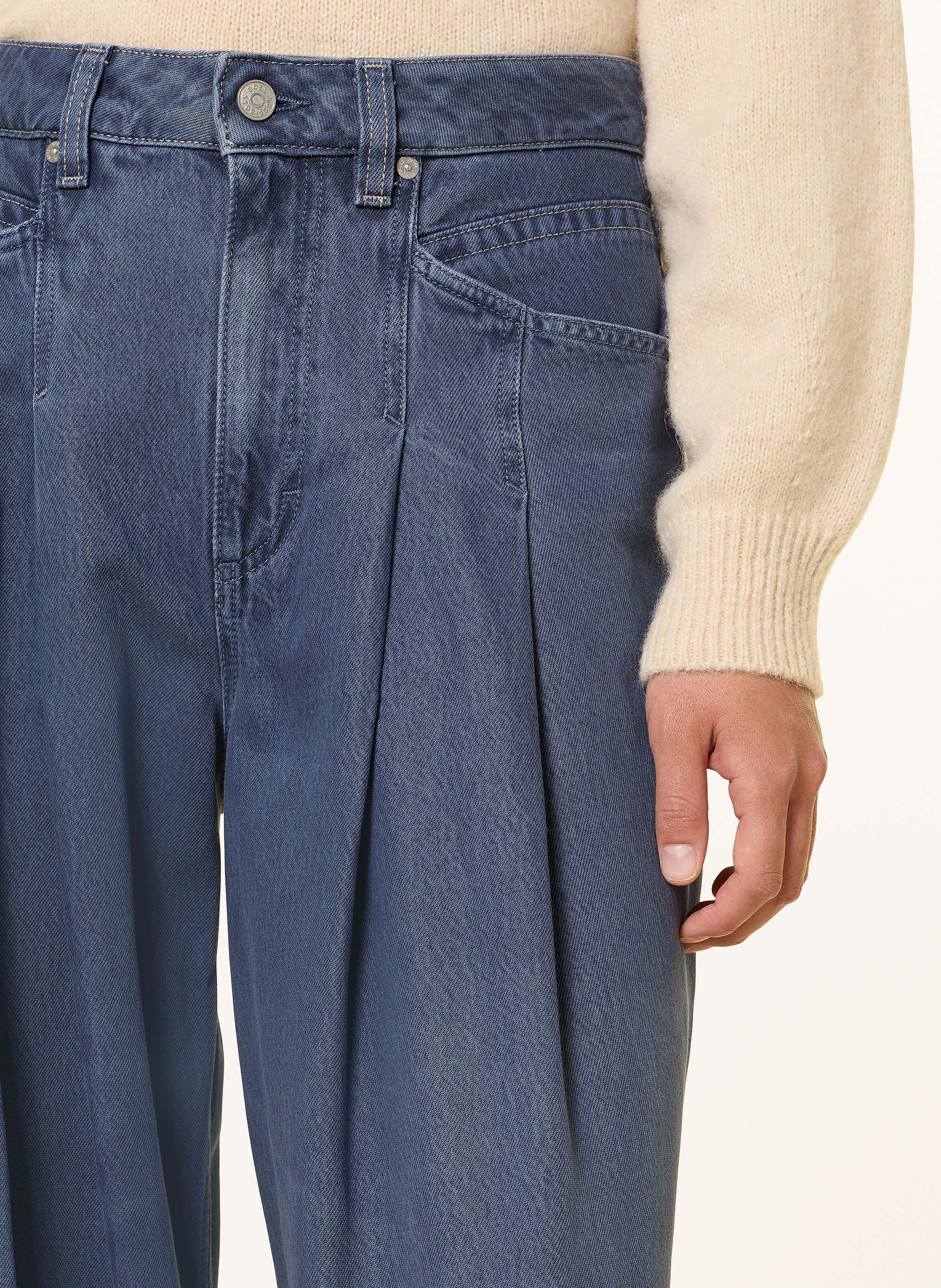 Boss Wide Leg Jeans Slouchy grau – Bild 2