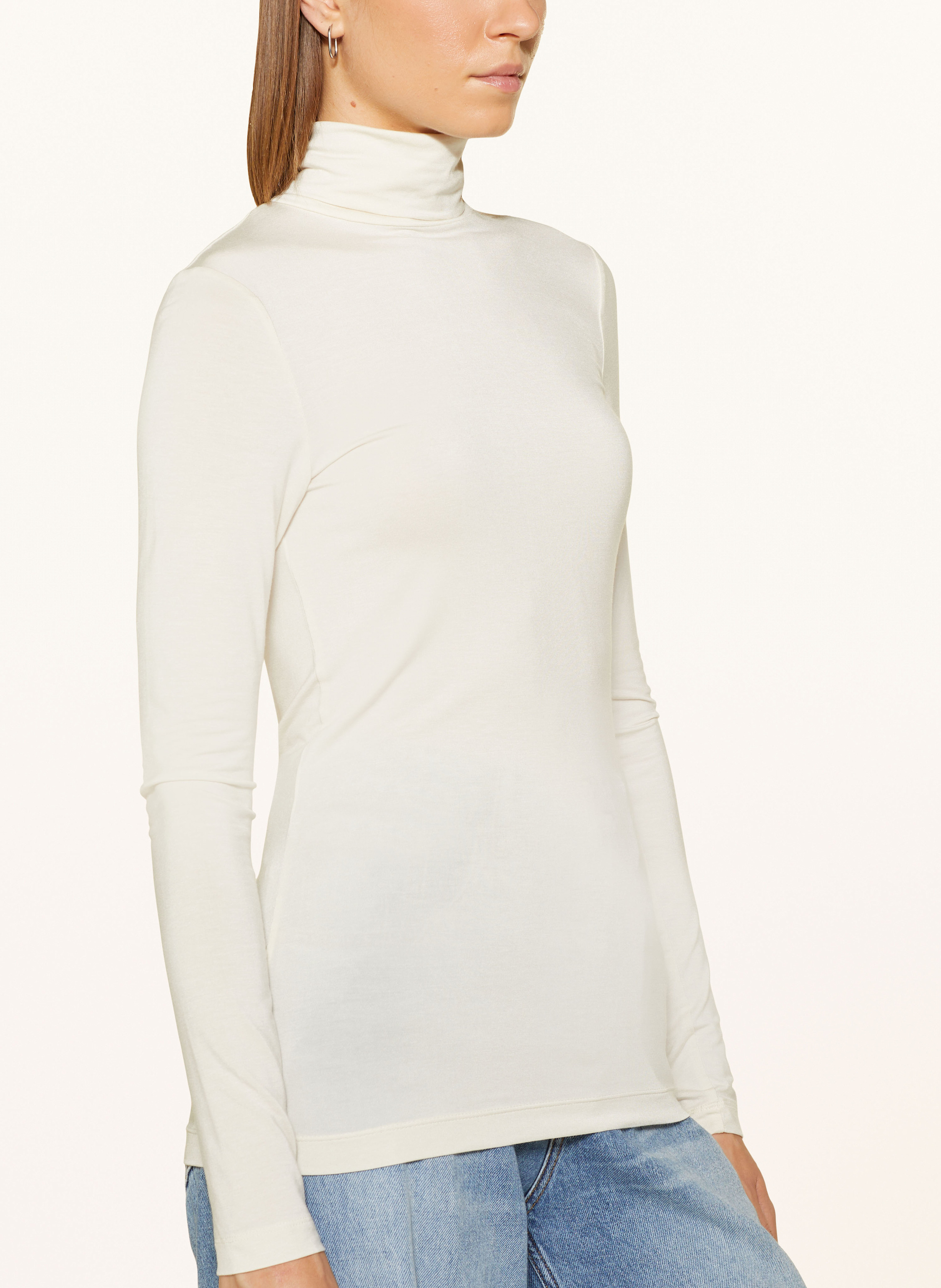 Thumbnail - Marc O'polo Rollkragenshirt weiss