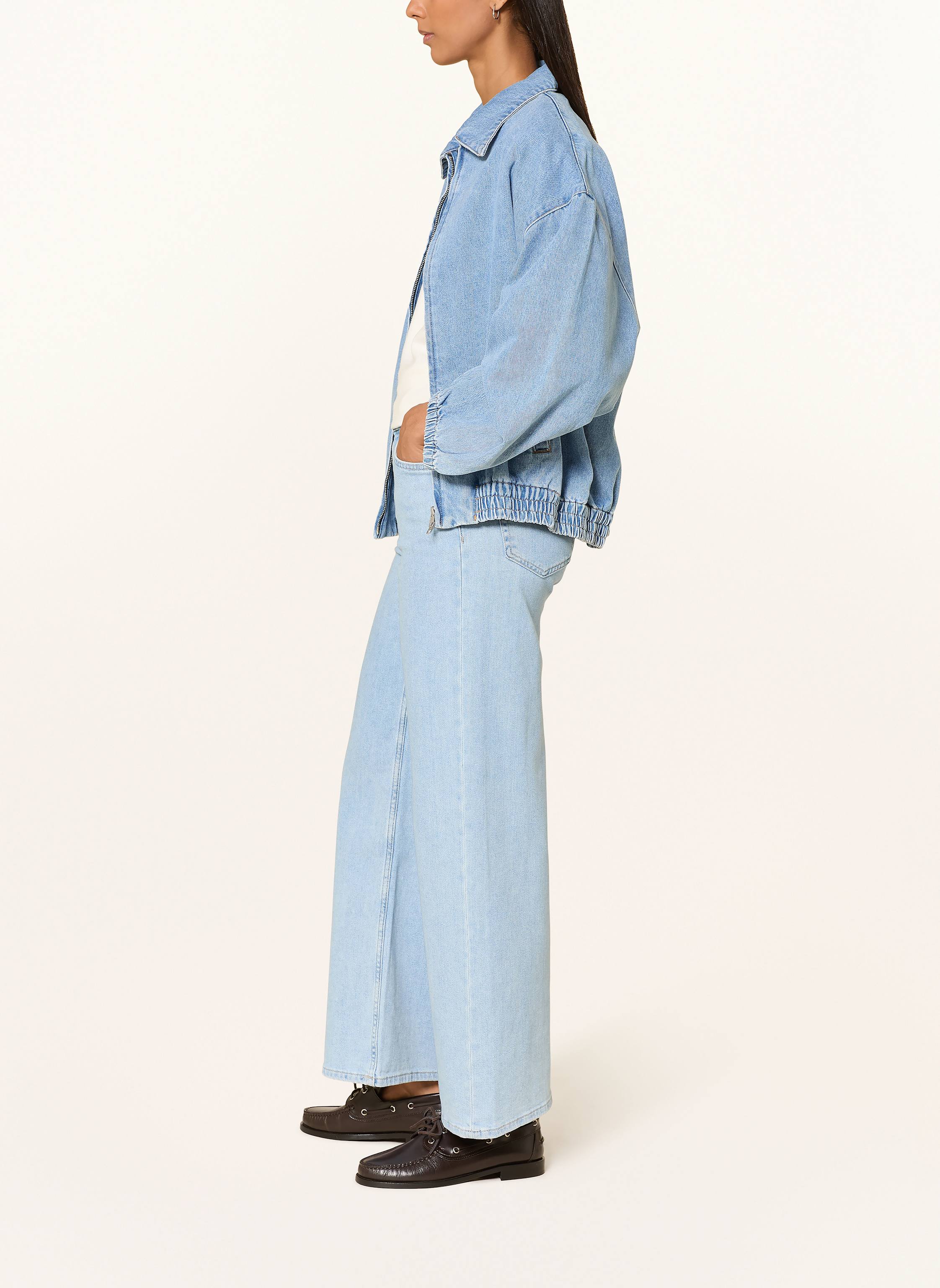 Thumbnail - Marc O'polo Wide Leg Jeans Tolva Long blau