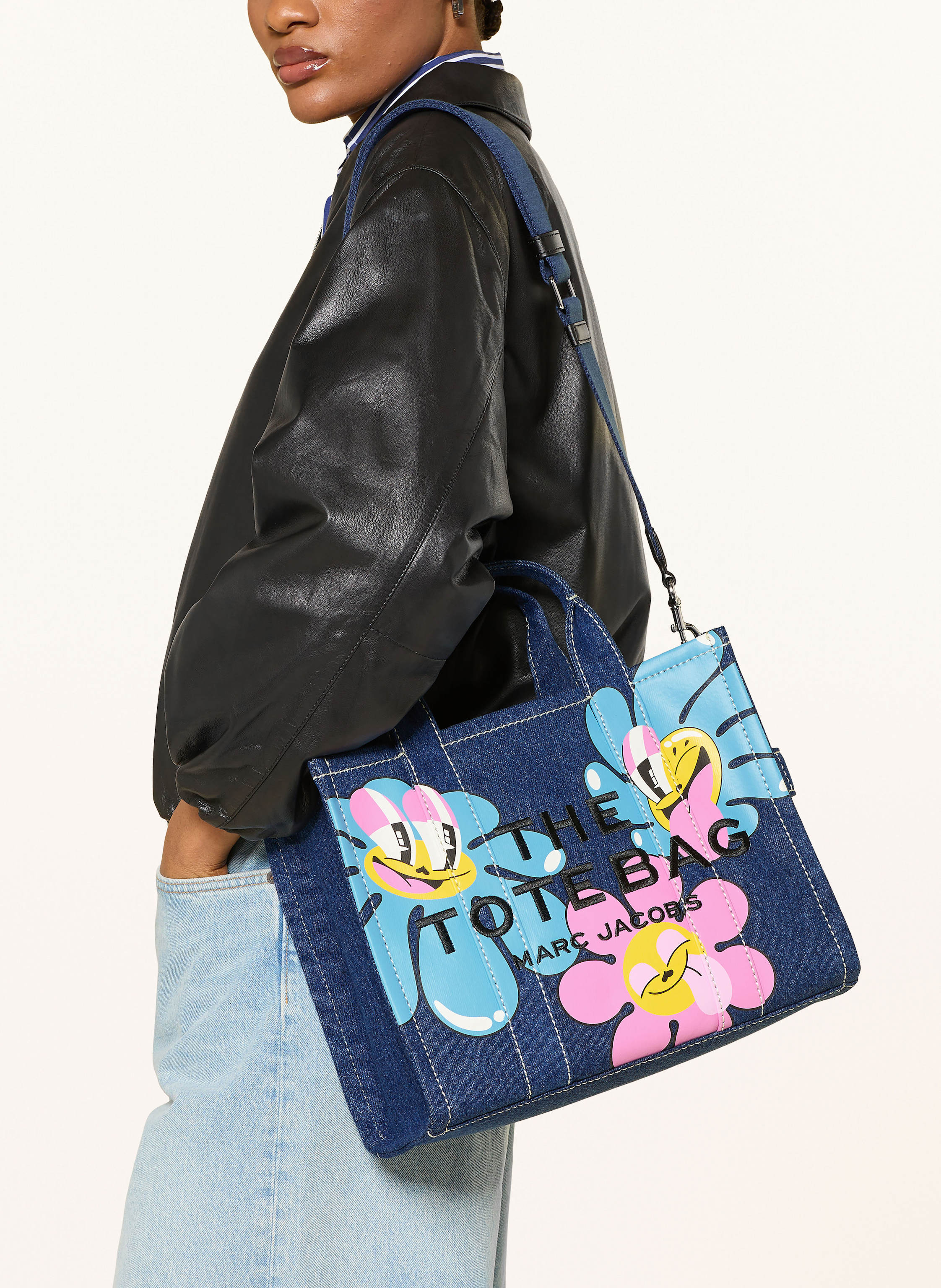 Thumbnail - Marc Jacobs Shopper The Medium Tote blau