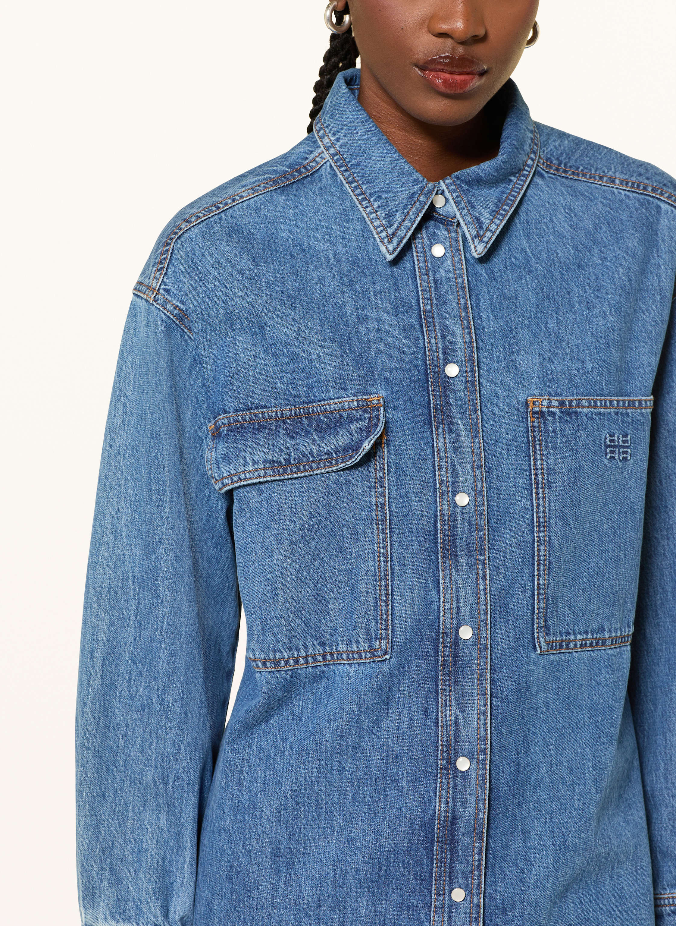 Thumbnail - Riani Jeansbluse blau