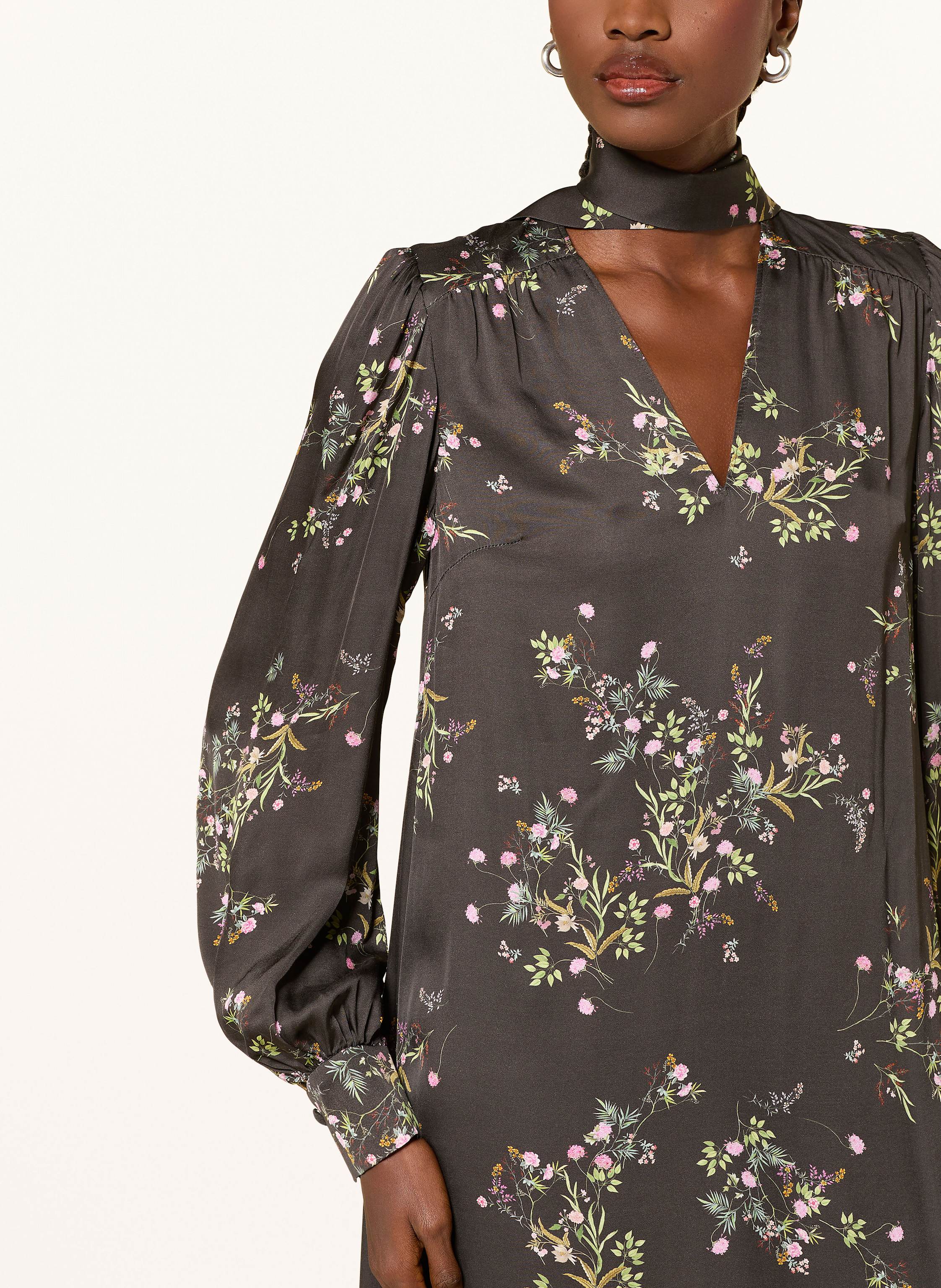 Thumbnail - Riani Satinkleid Mit Abnehmbarer Schluppe braun