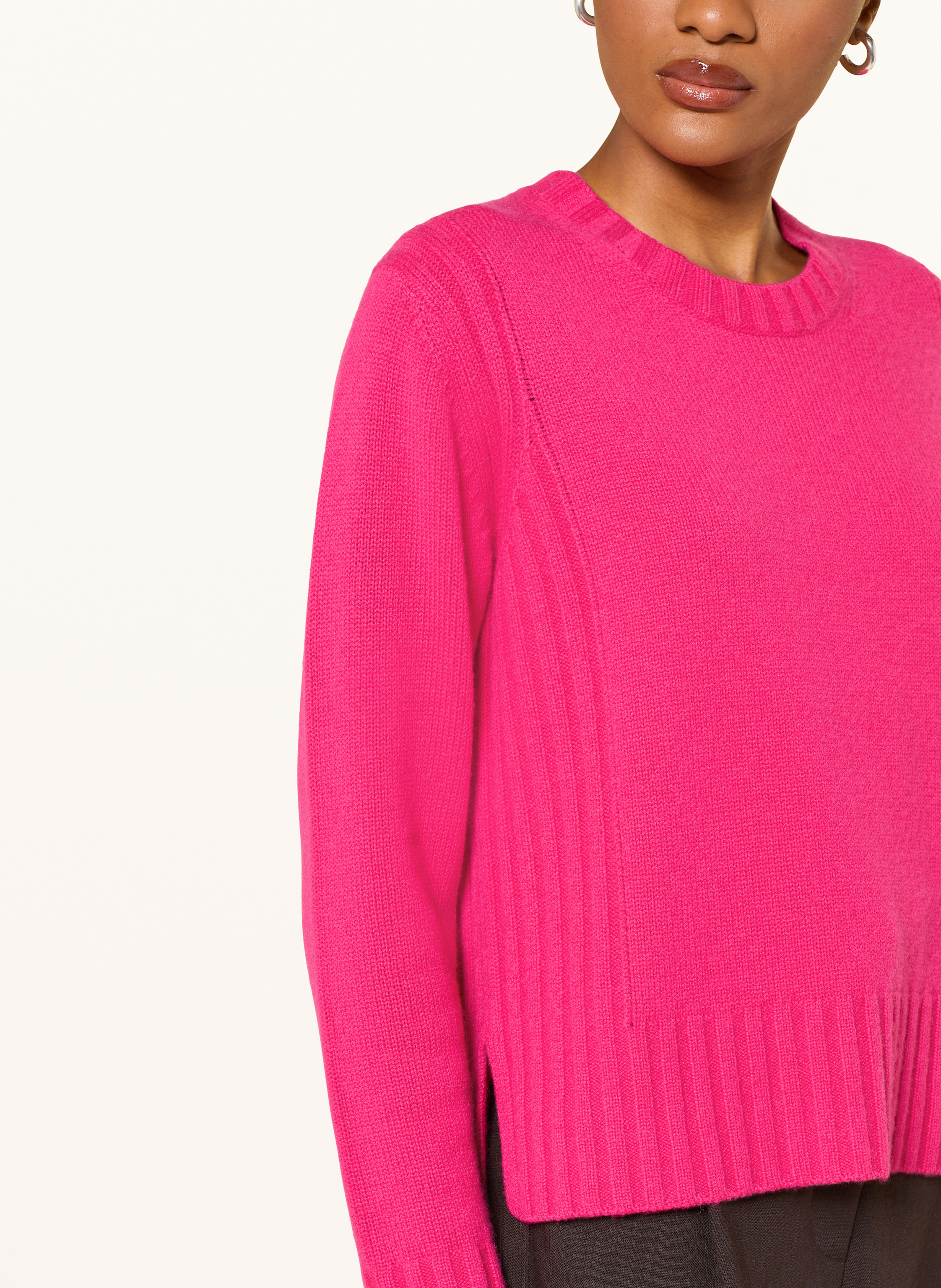 Thumbnail - Riani Pullover Aus Merinowolle Mit Cashmere pink