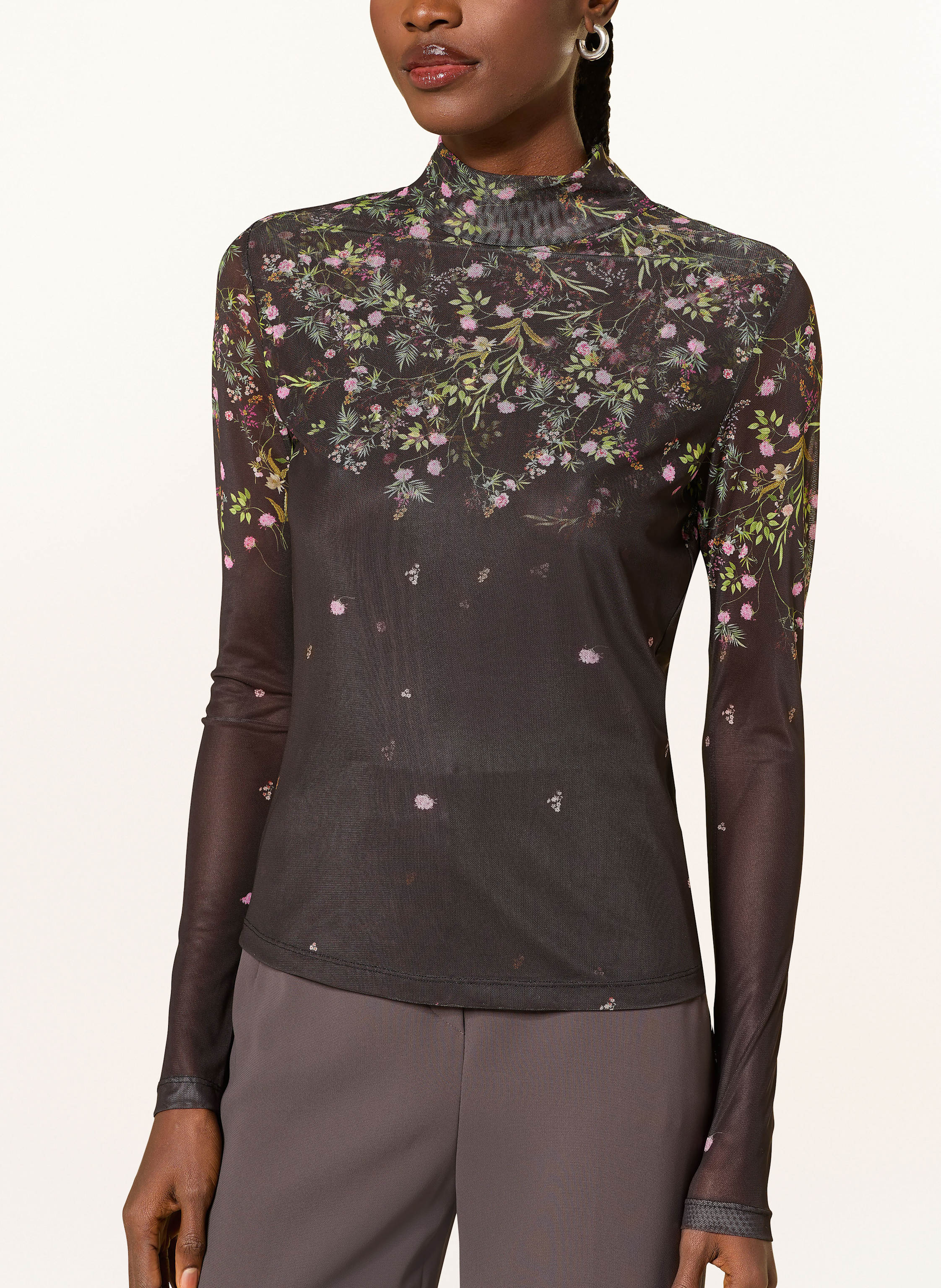 Thumbnail - Riani Longsleeve Aus Mesh braun