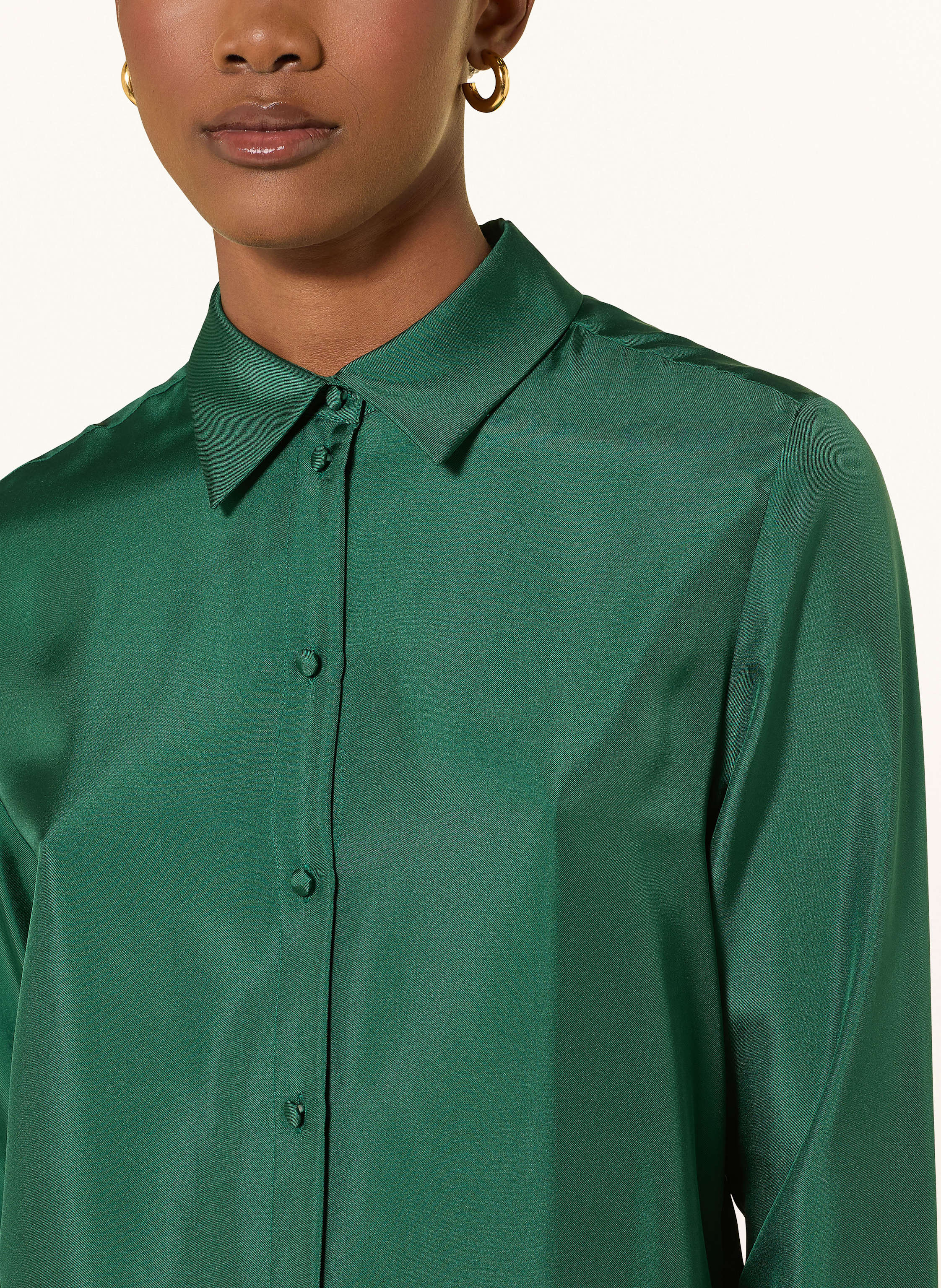 Thumbnail - Riani Hemdbluse Aus Seide gruen