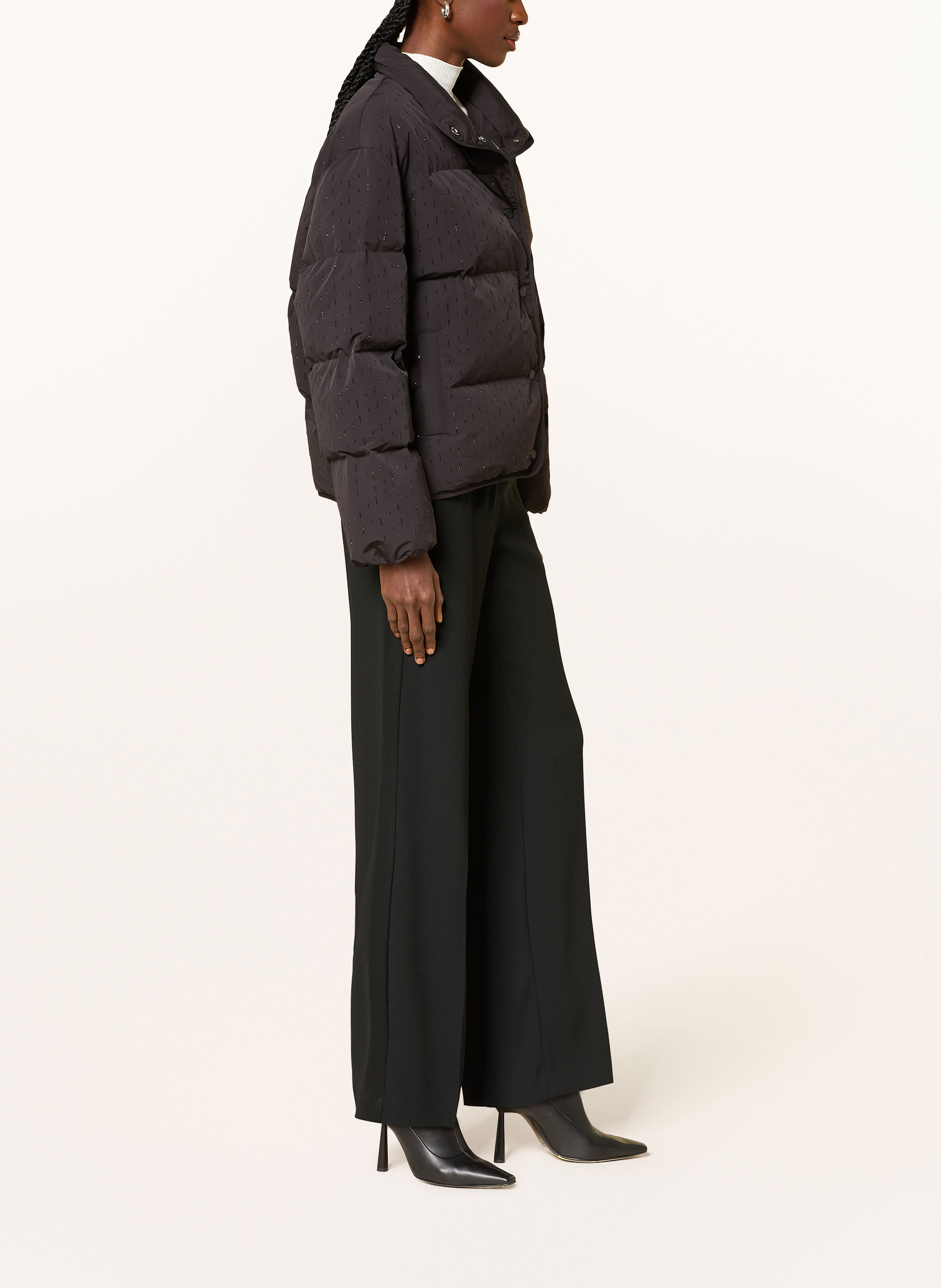 Thumbnail - Riani Marlenehose Mit Galonstreifen schwarz