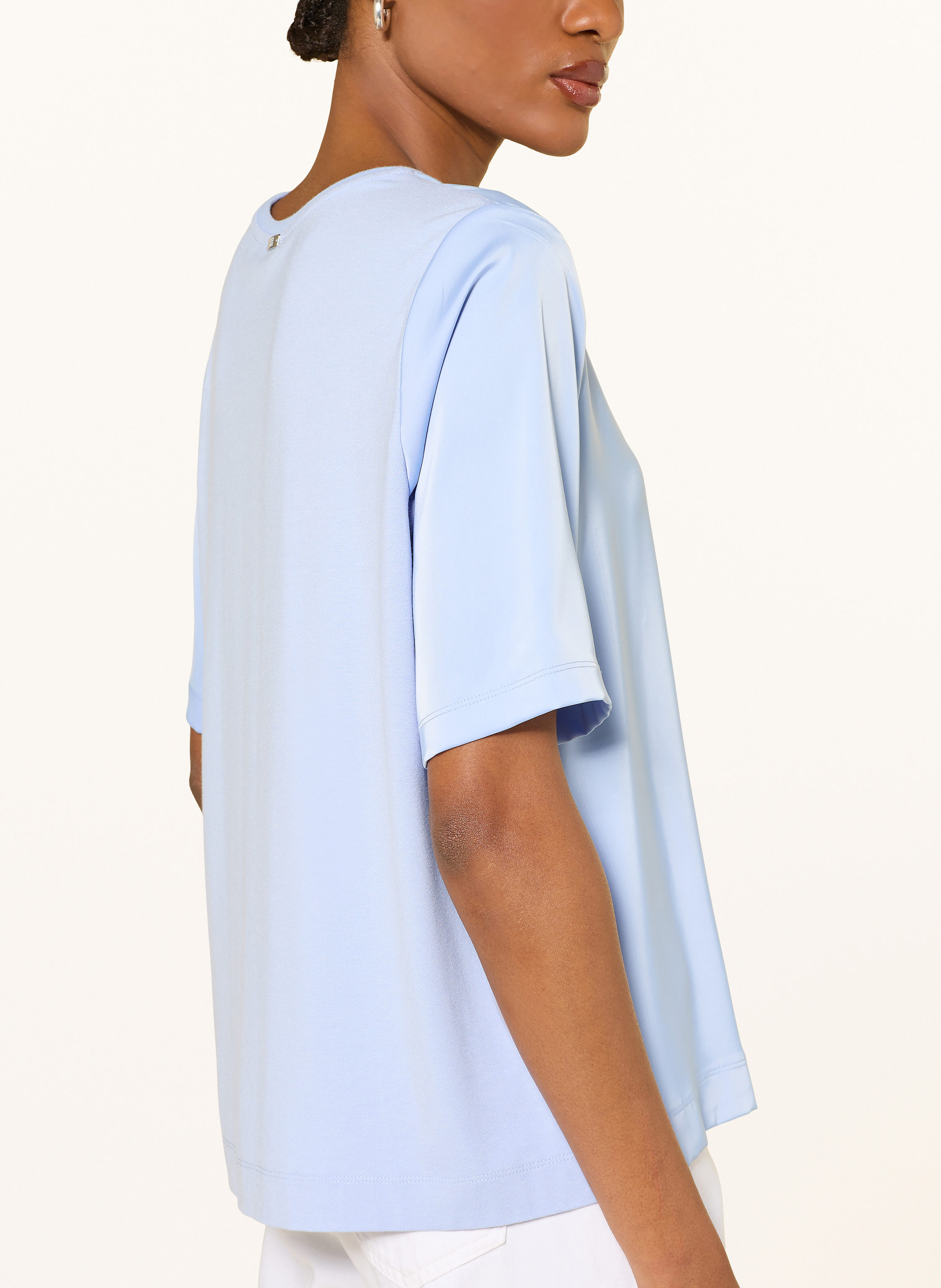 Thumbnail - Riani Blusenshirt Im Materialmix blau