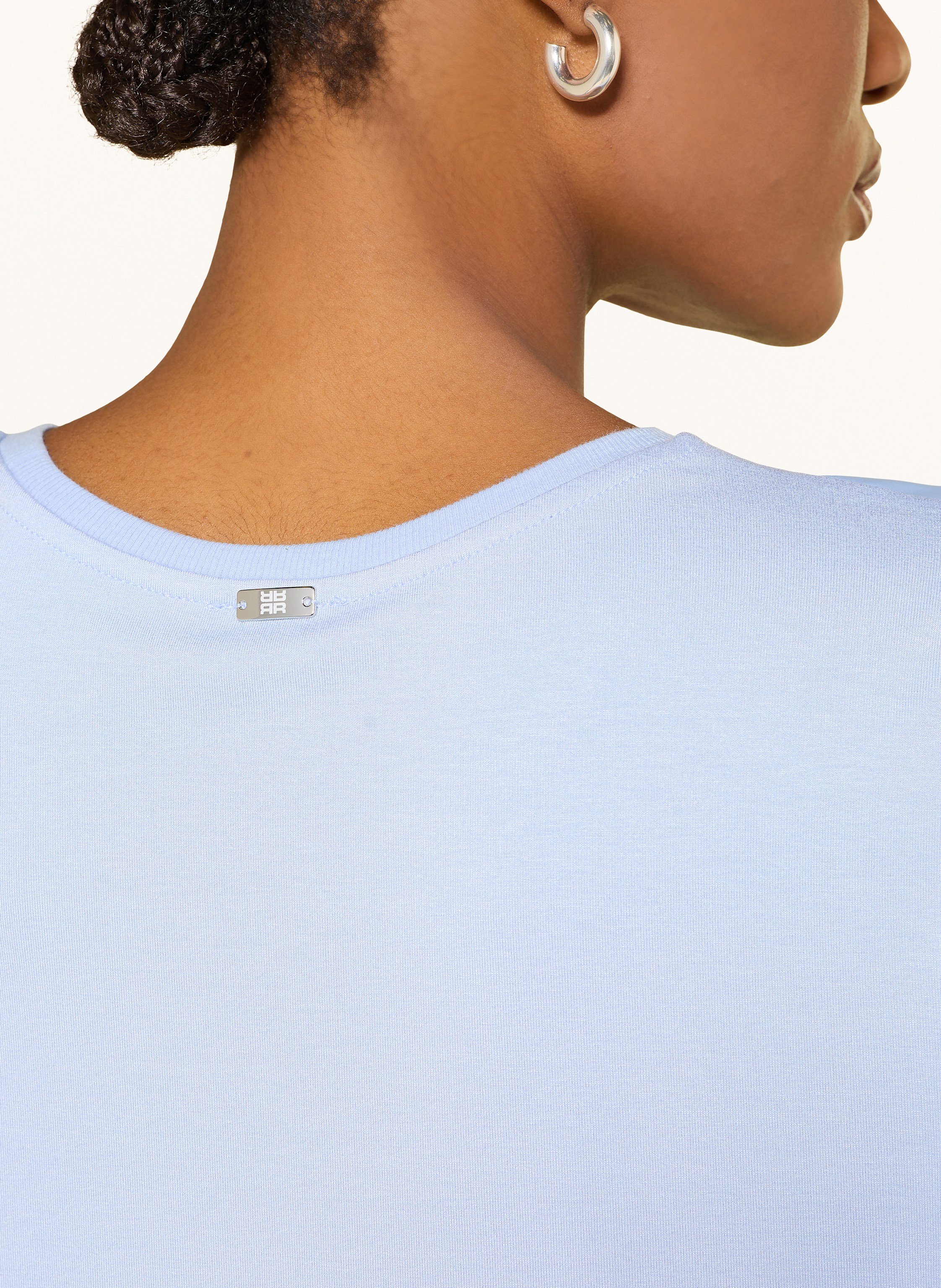 Thumbnail - Riani Blusenshirt Im Materialmix blau