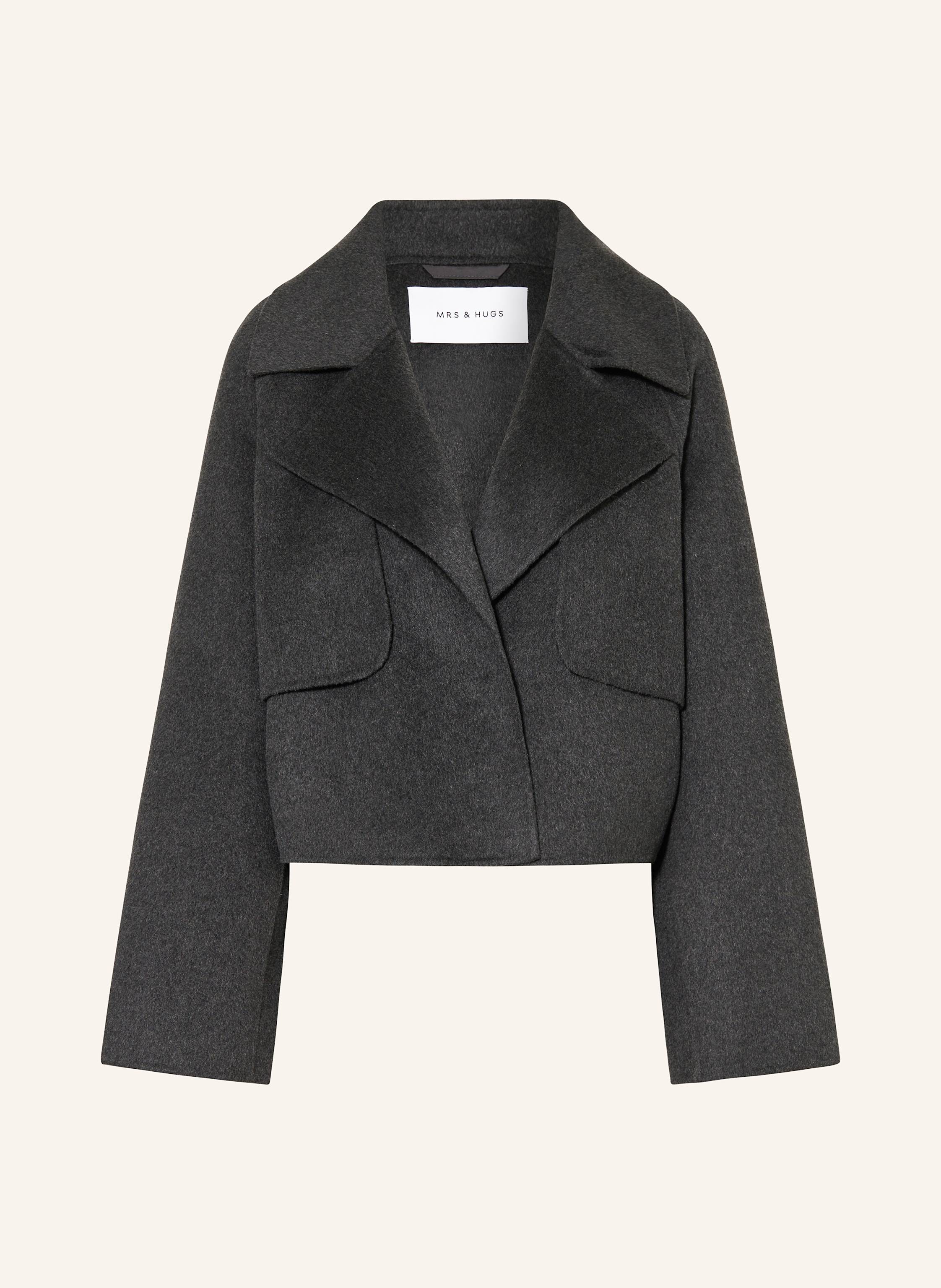 Mrs & Hugs Kastenjacke grau