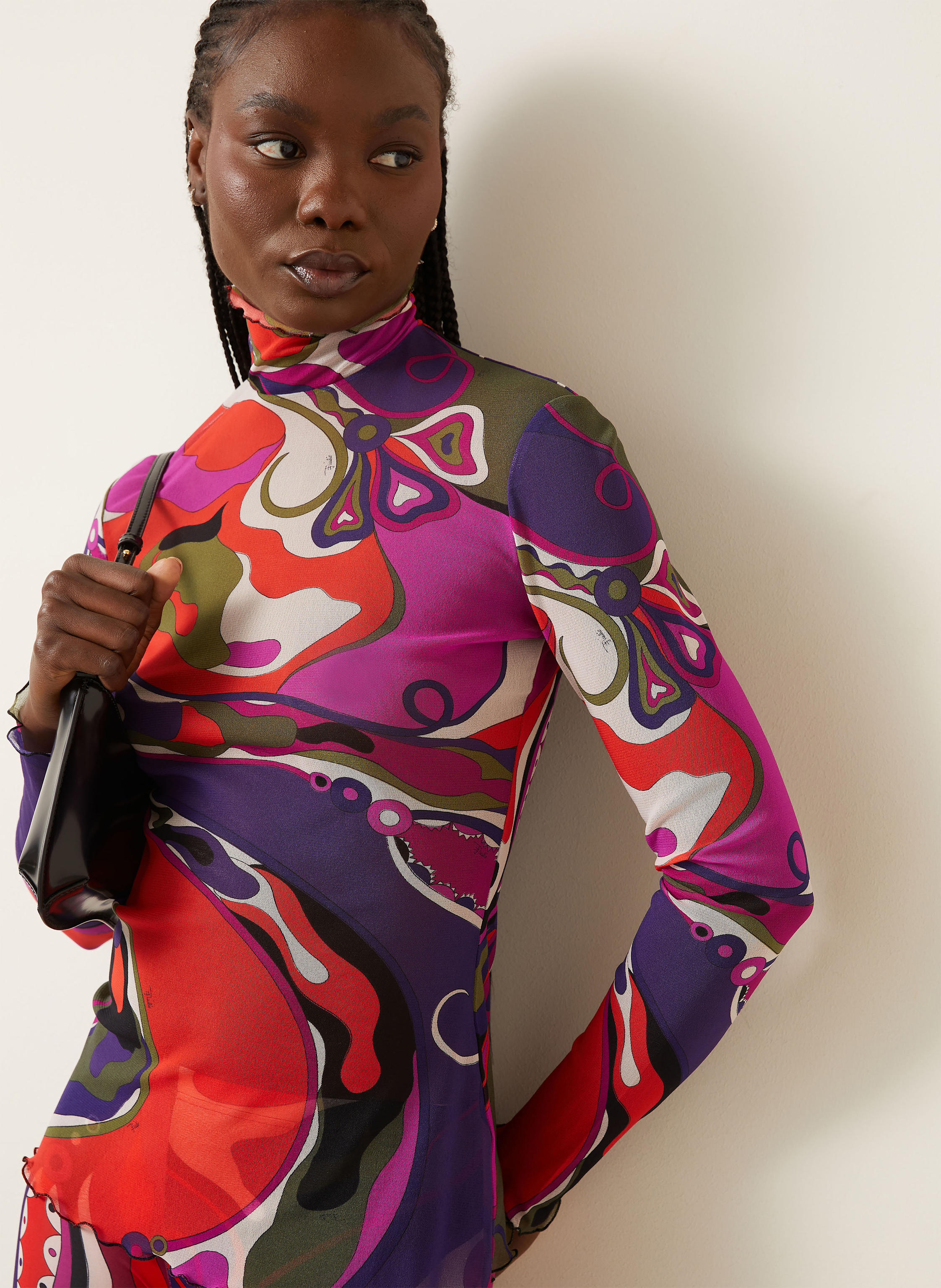 Thumbnail - Pucci Longsleeve Aus Mesh pink