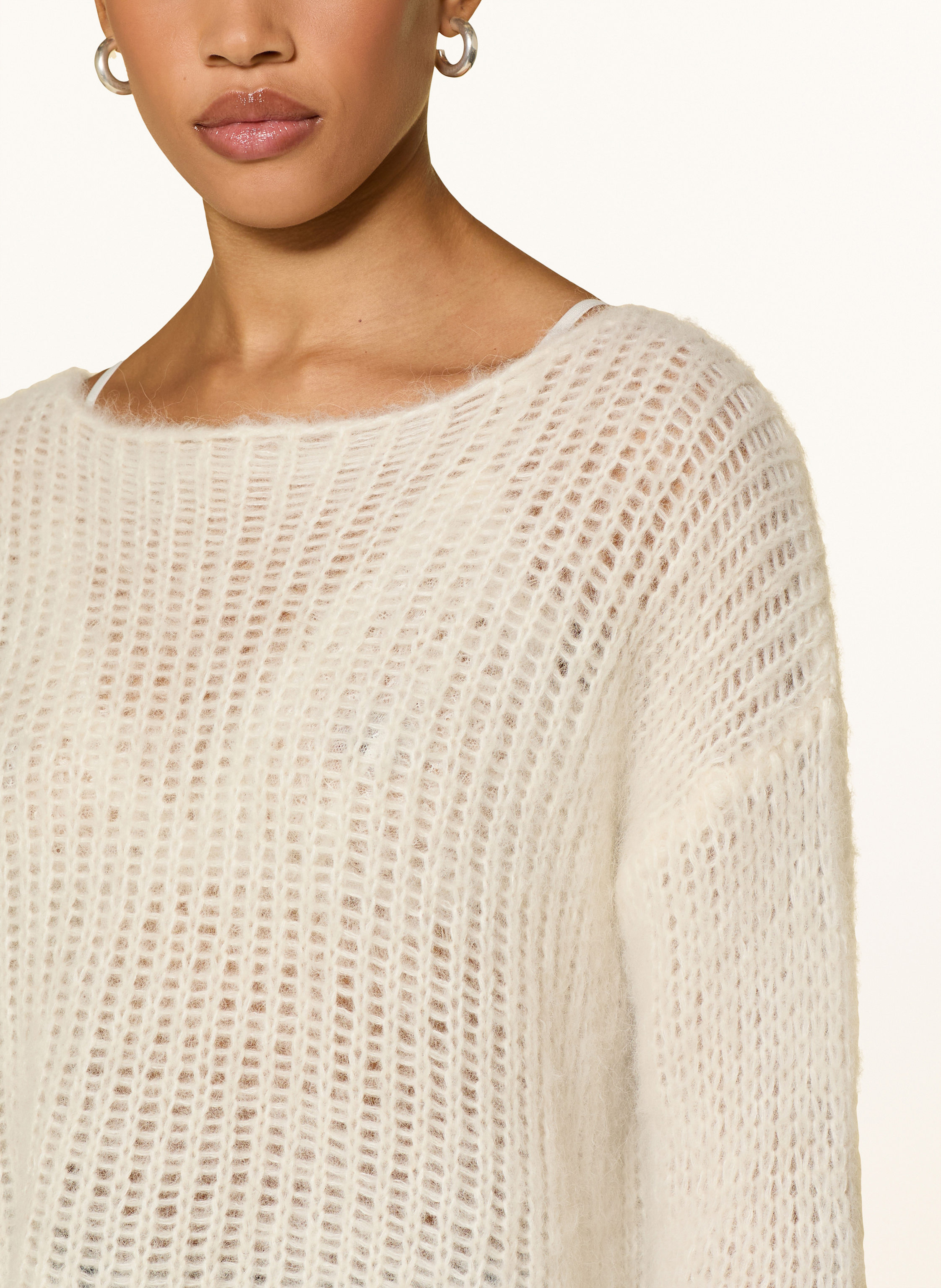Thumbnail - By Aylin Koenig Alpaka-Pullover Isa weiss