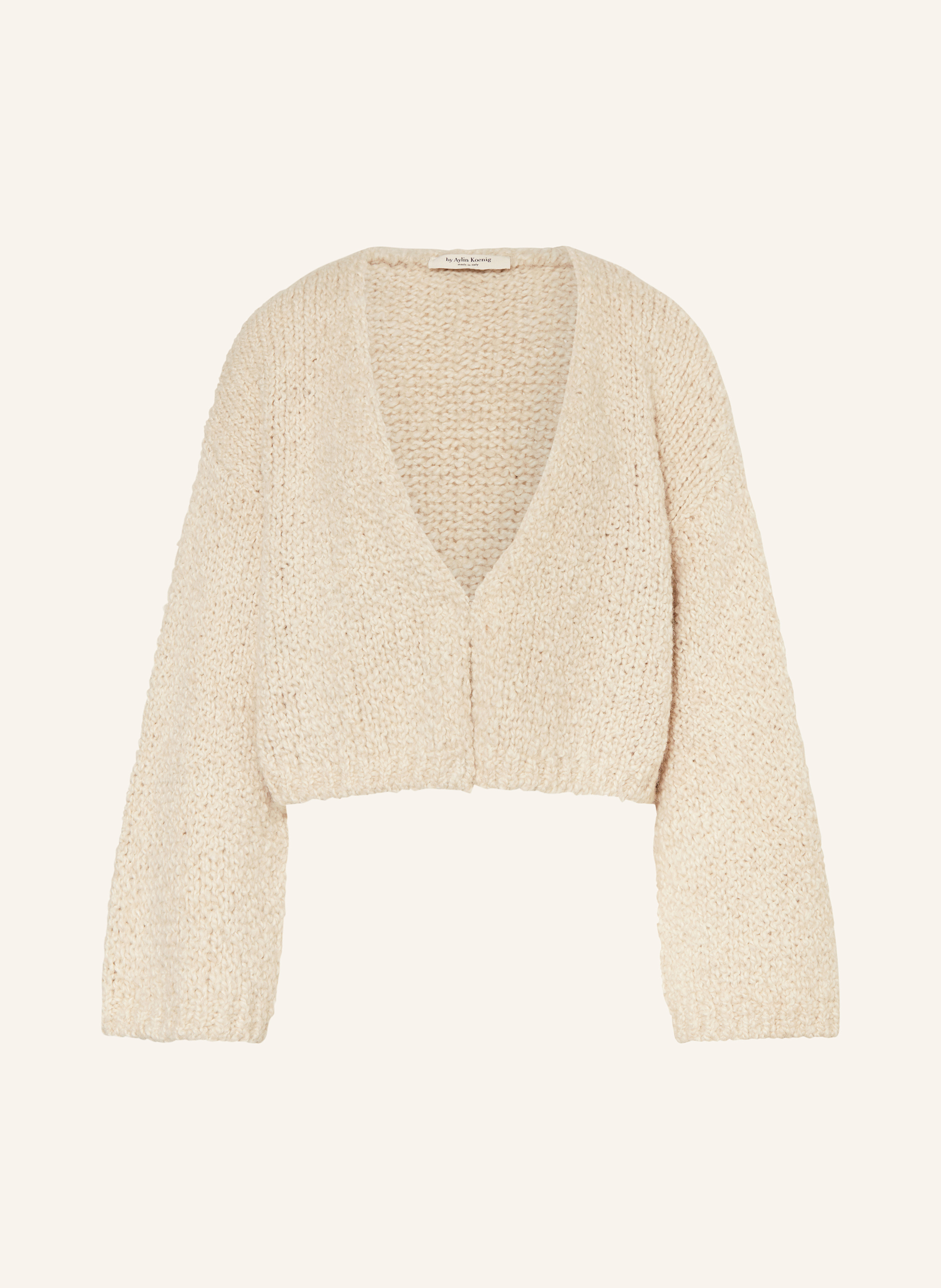 By Aylin Koenig Strickjacke Friedi Mit Alpaka weiss
