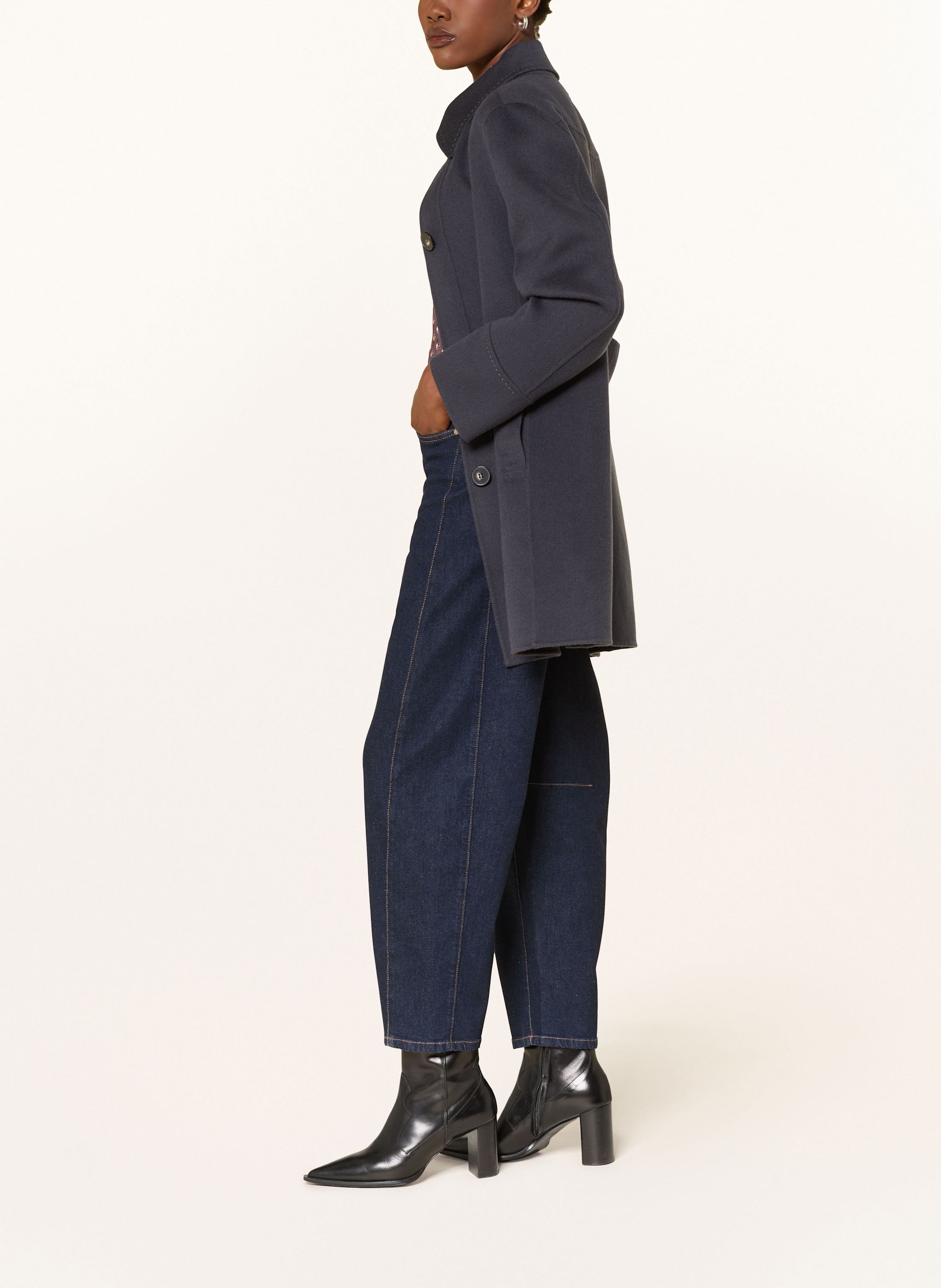 Thumbnail - Marc Cain Barrel Jeans Ruma blau