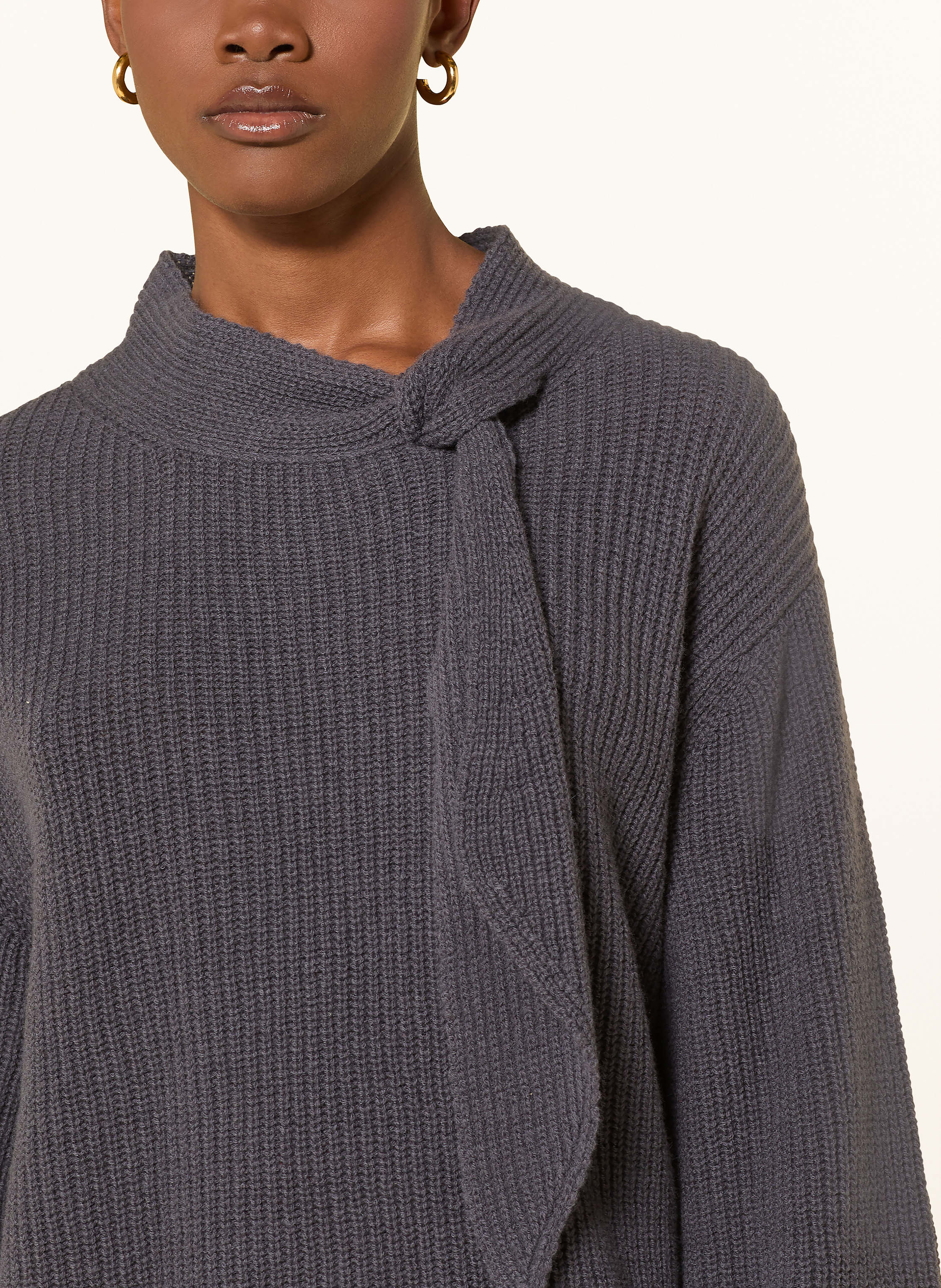 Thumbnail - Marc Cain Pullover Mit Schluppe blau