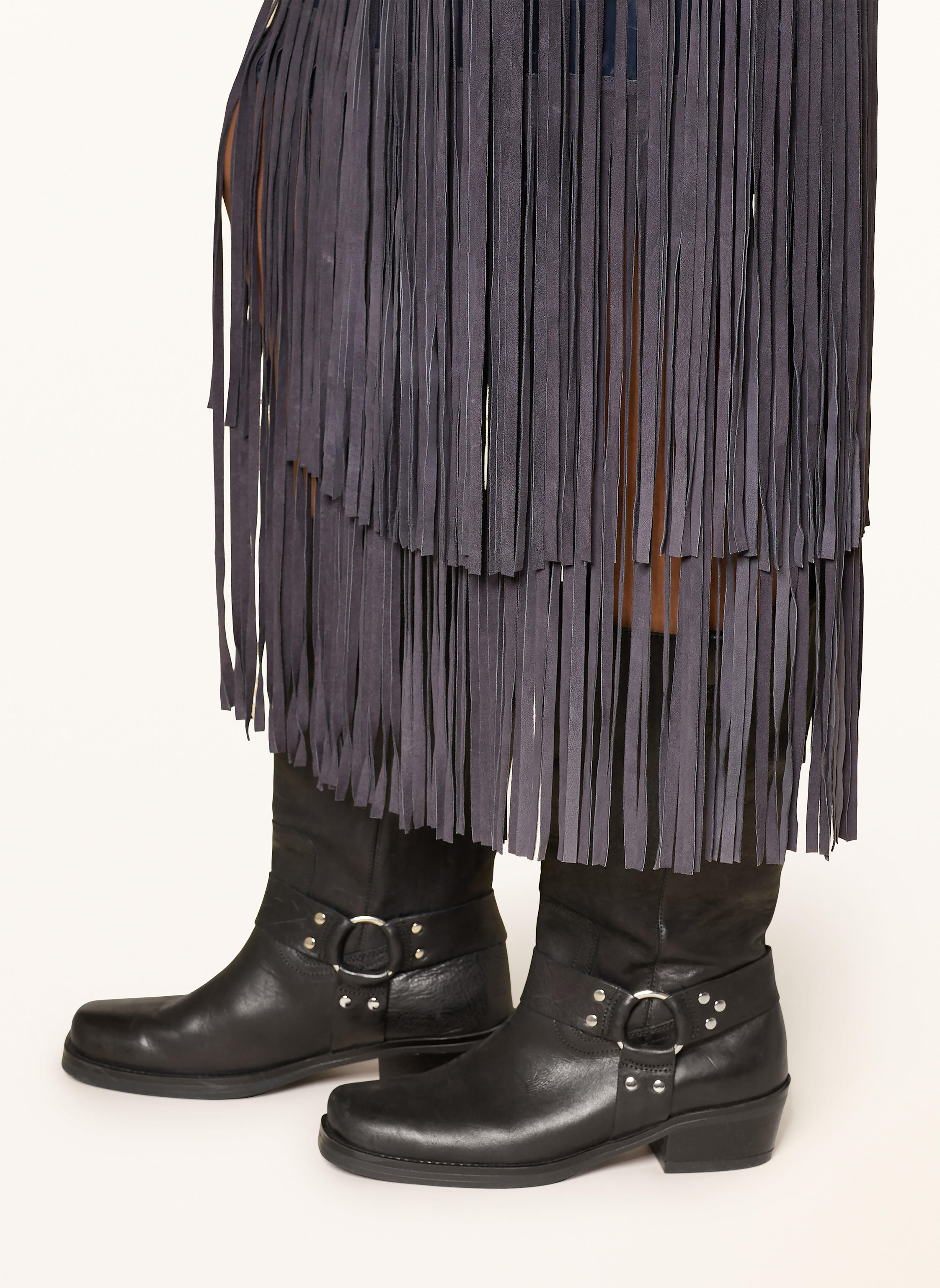 Thumbnail - Marc Cain Lederrock blau