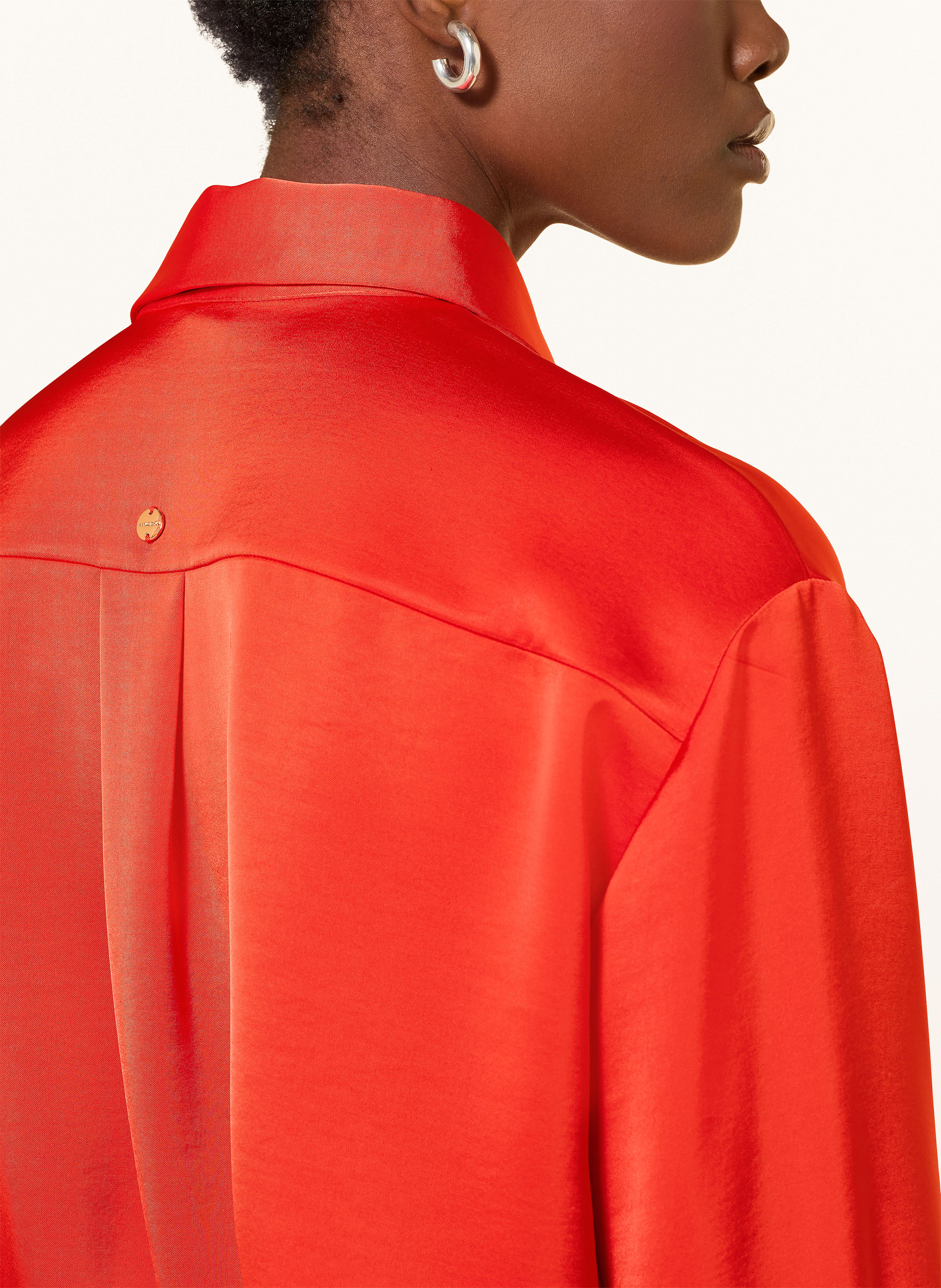 Thumbnail - Marc Cain Blusenshirt Aus Satin rot