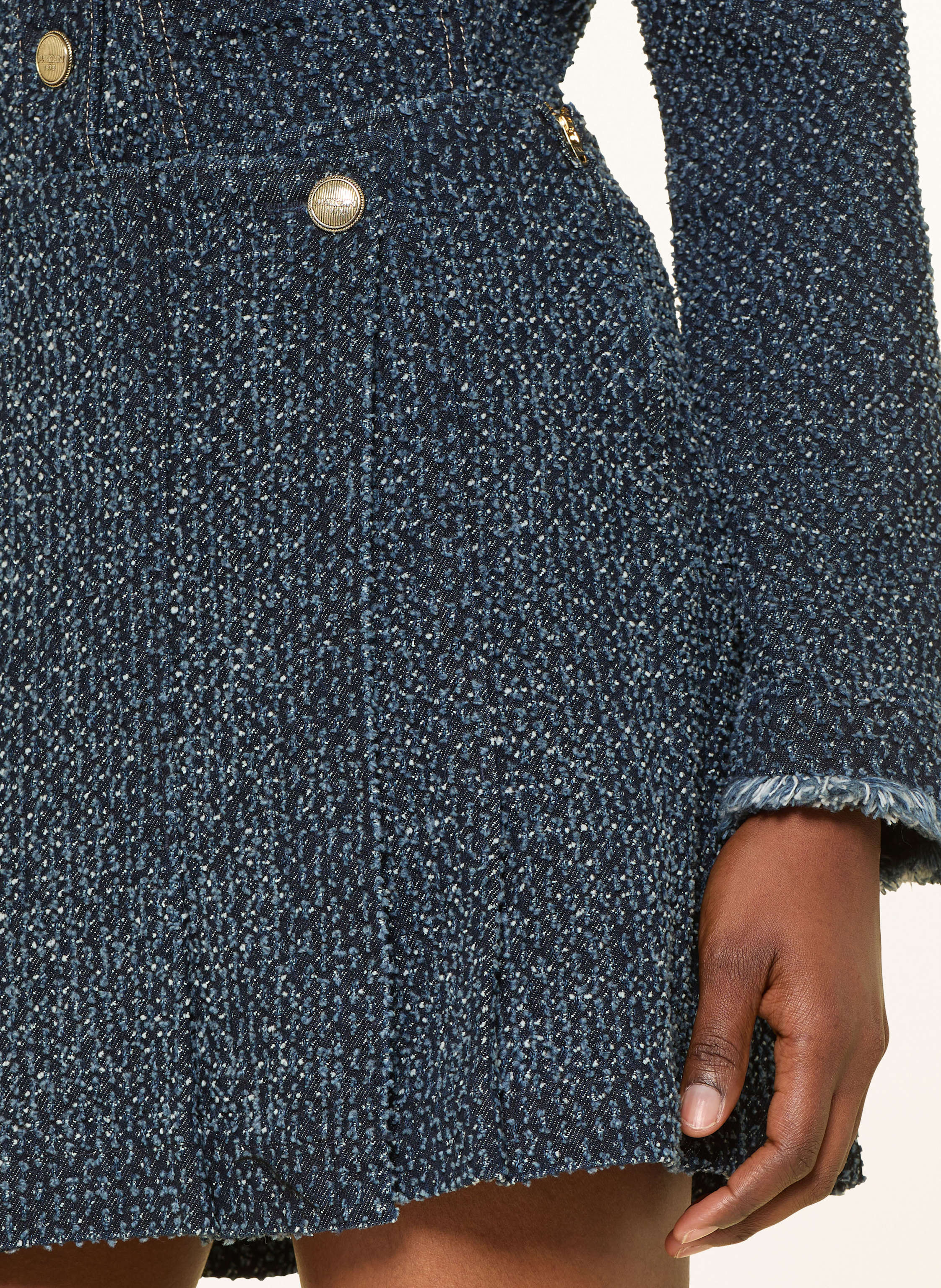 Thumbnail - Marc Cain Tweed-Skort blau