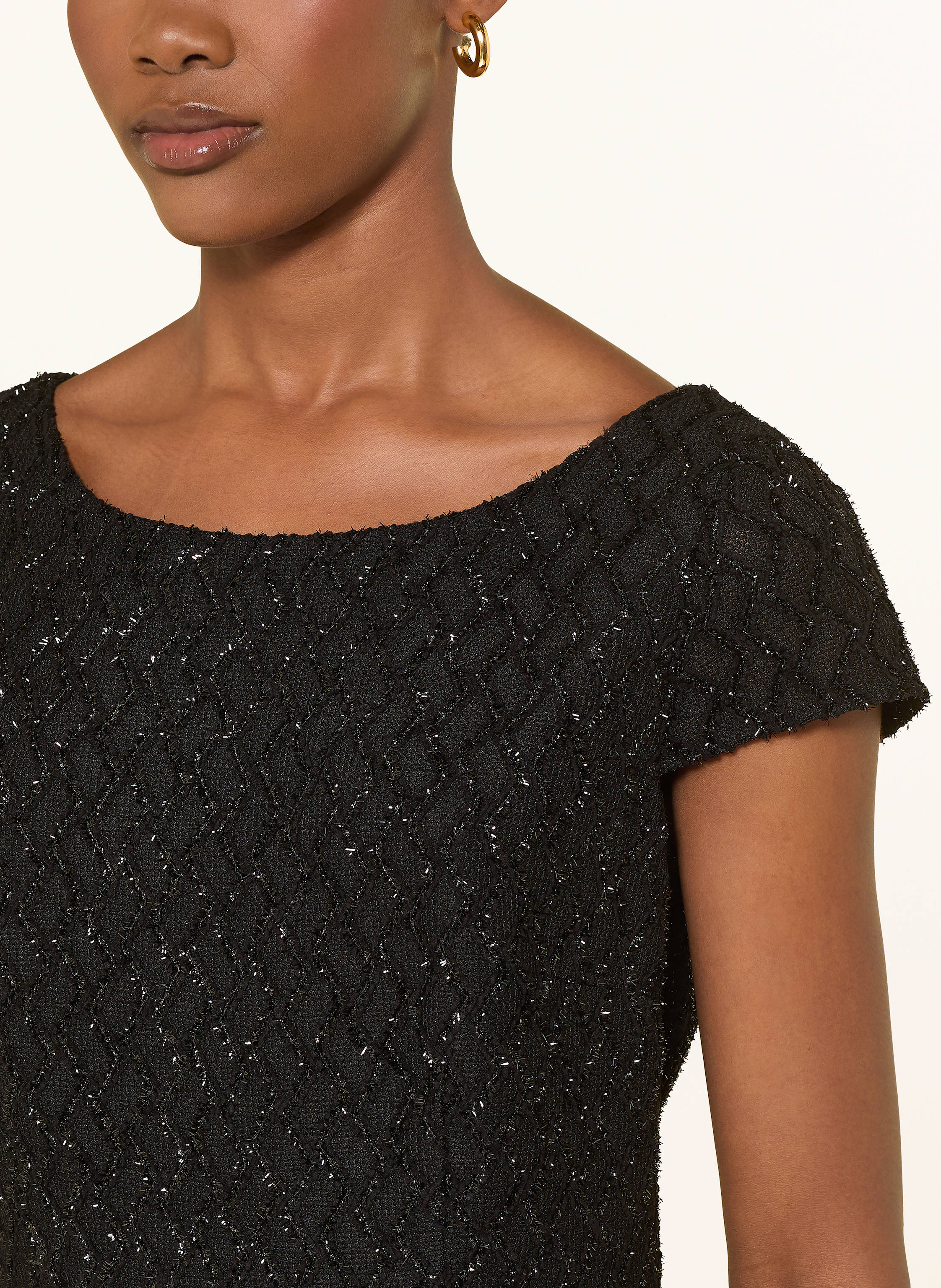 Thumbnail - Marc Cain Kleid Mit Glitzergarn schwarz