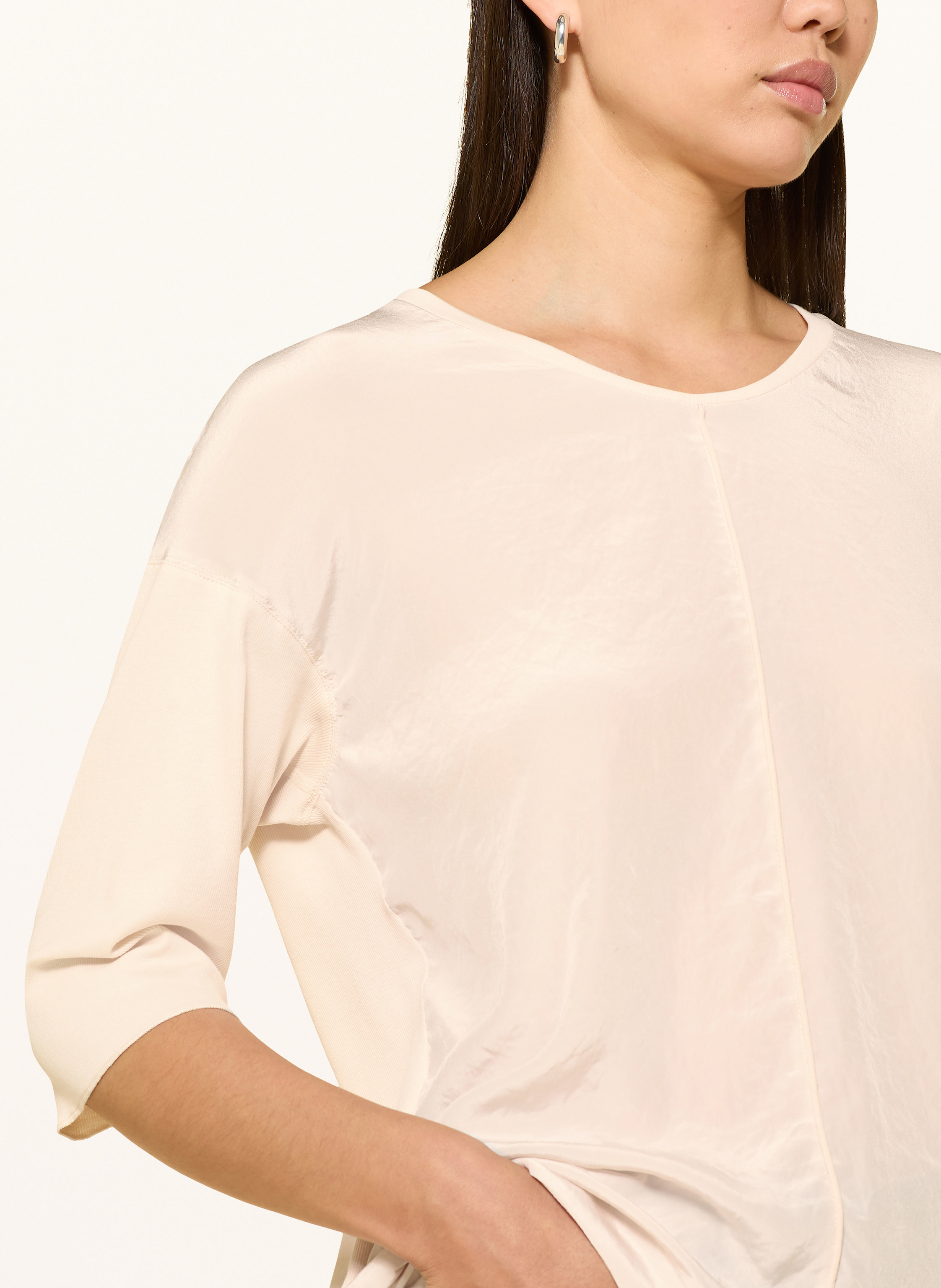 Thumbnail - Marc Cain Blusenshirt Im Materialmix beige