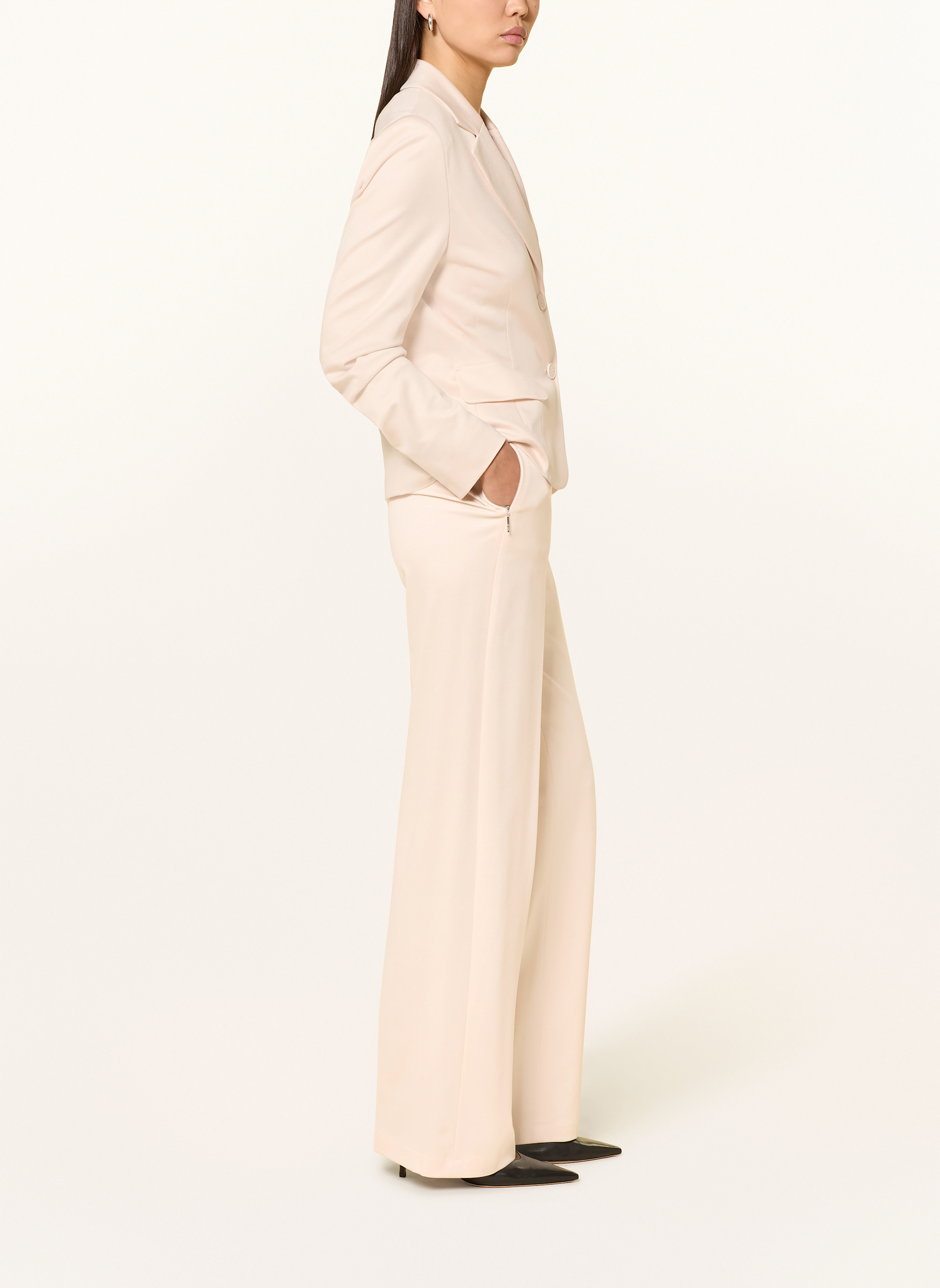 Thumbnail - Marc Cain Marlenehose Aus Jersey beige