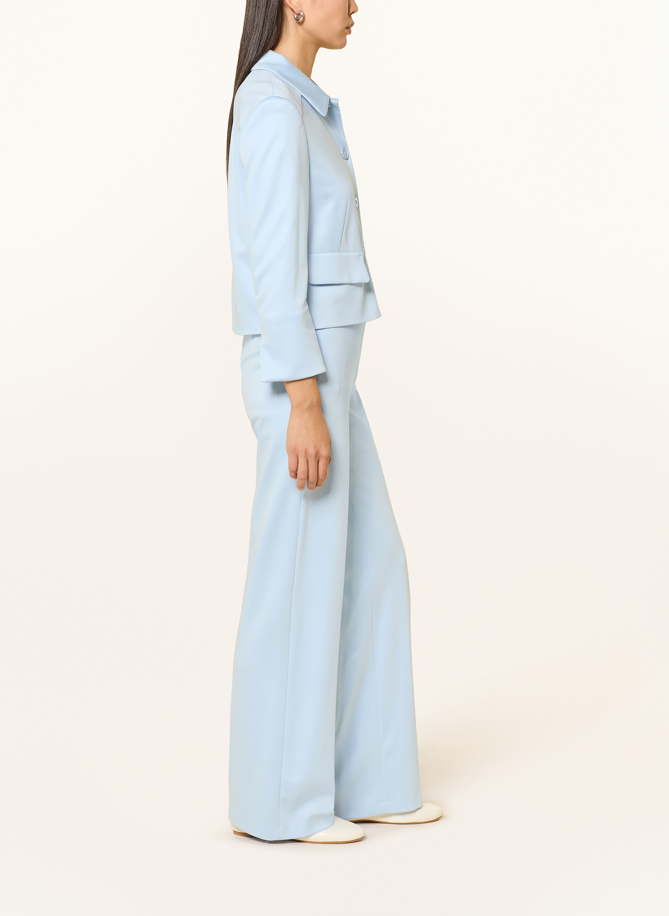 Thumbnail - Marc Cain Marlenehose Aus Jersey blau