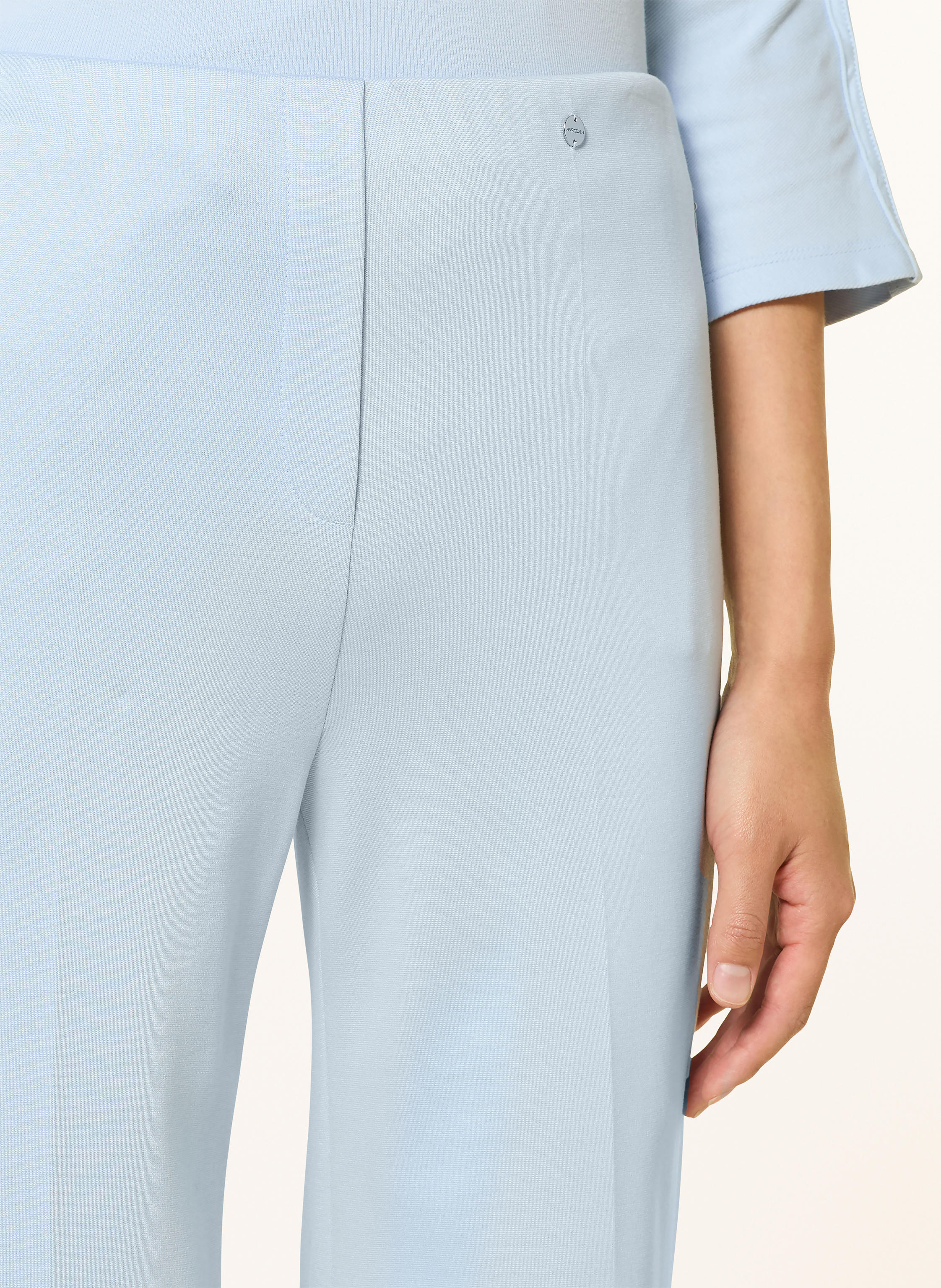 Thumbnail - Marc Cain Marlenehose Aus Jersey blau