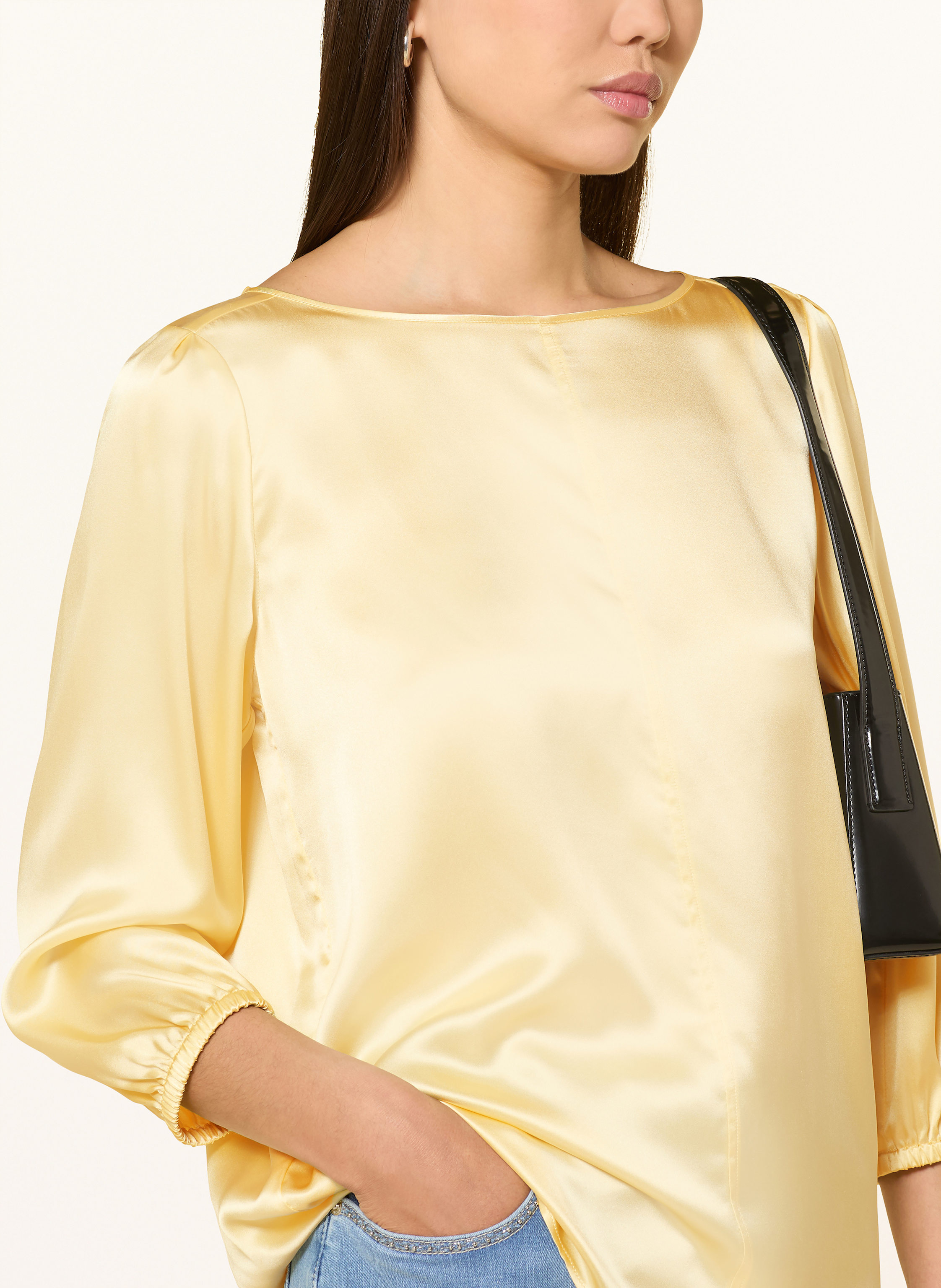 Thumbnail - Marc Cain Seidenbluse Mit 3/4-Arm gelb