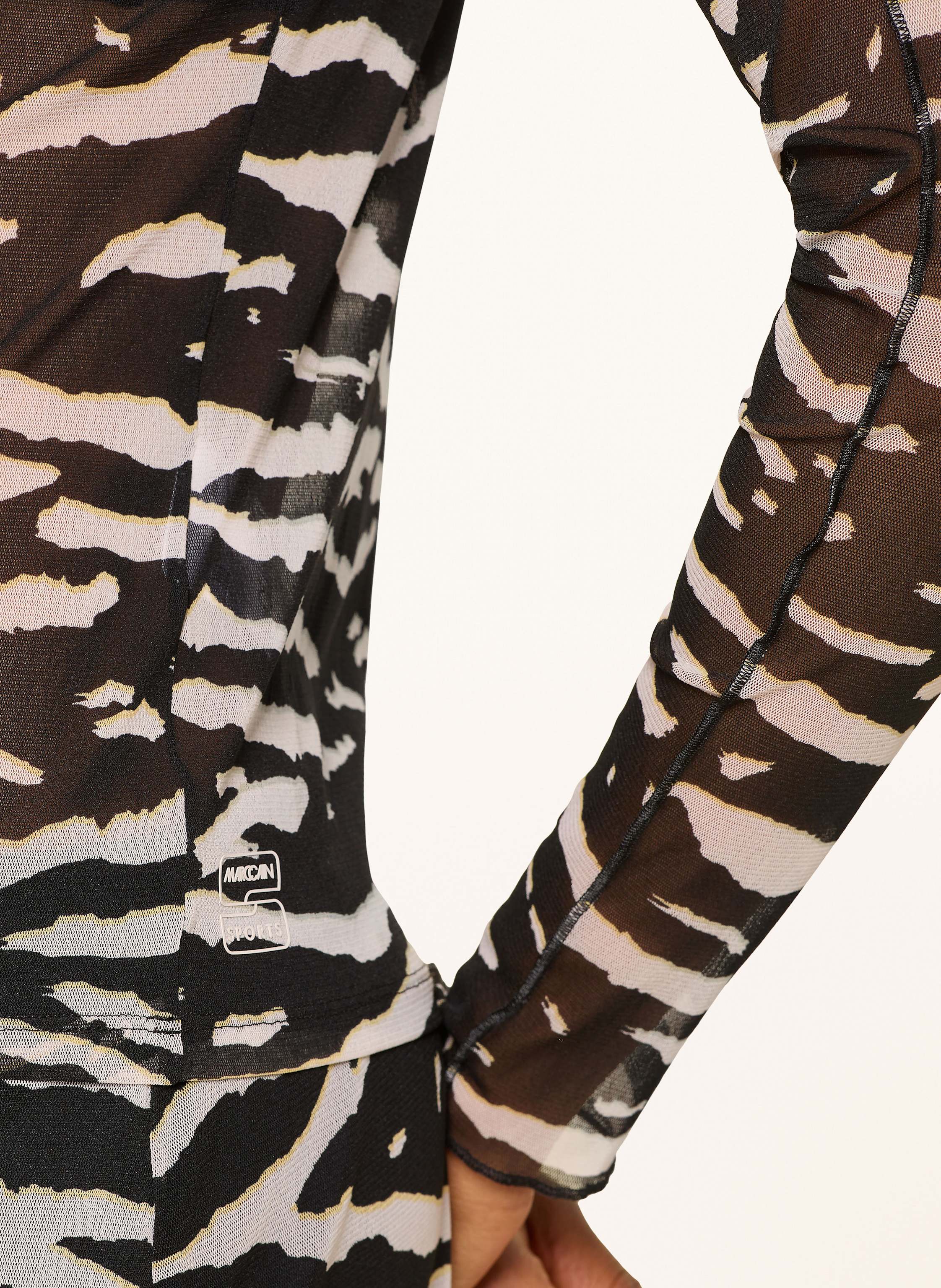 Thumbnail - Marc Cain Longsleeve Aus Mesh schwarz