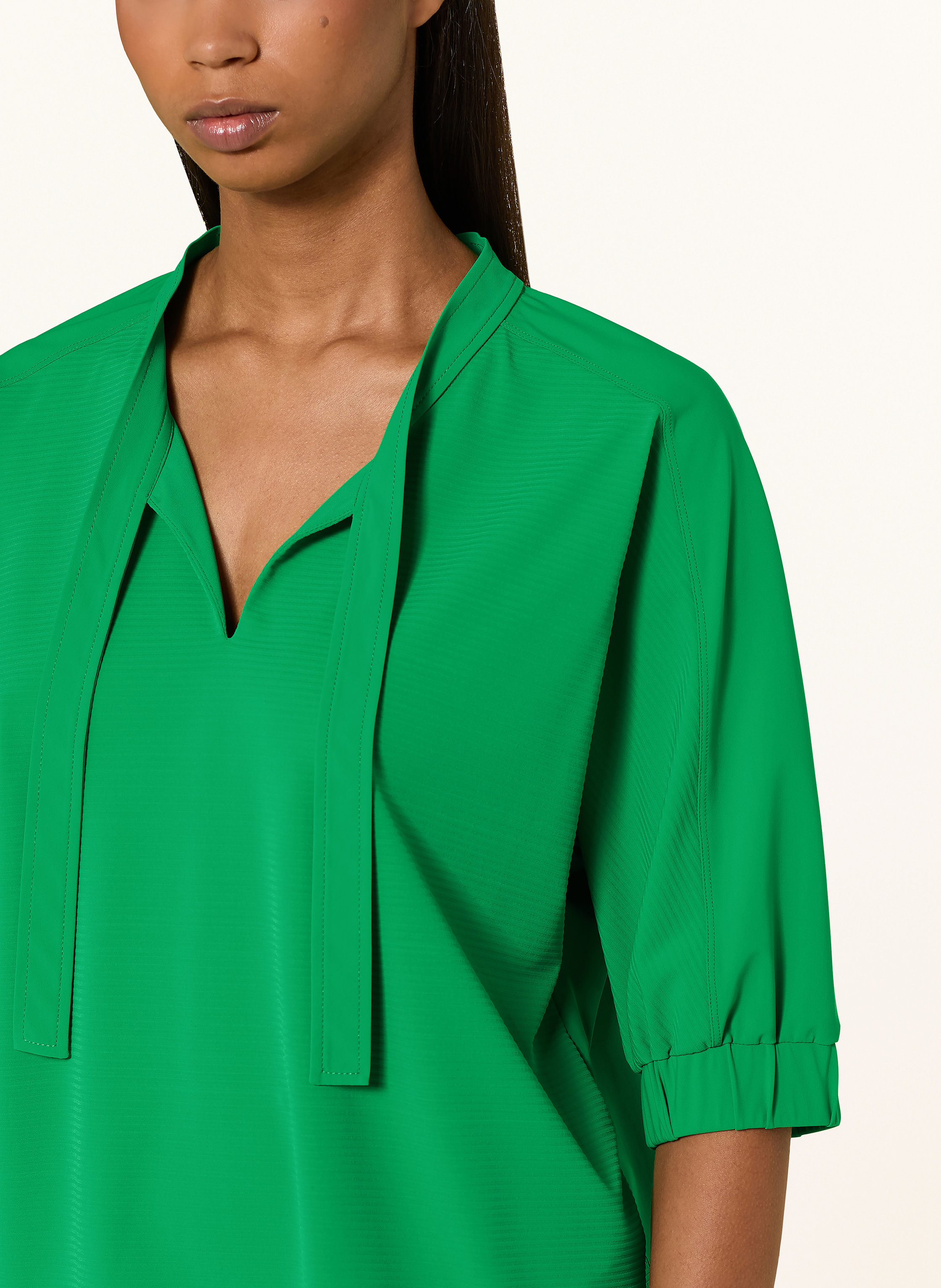 Thumbnail - Marc Cain Schluppenbluse Mit 3/4-Arm gruen