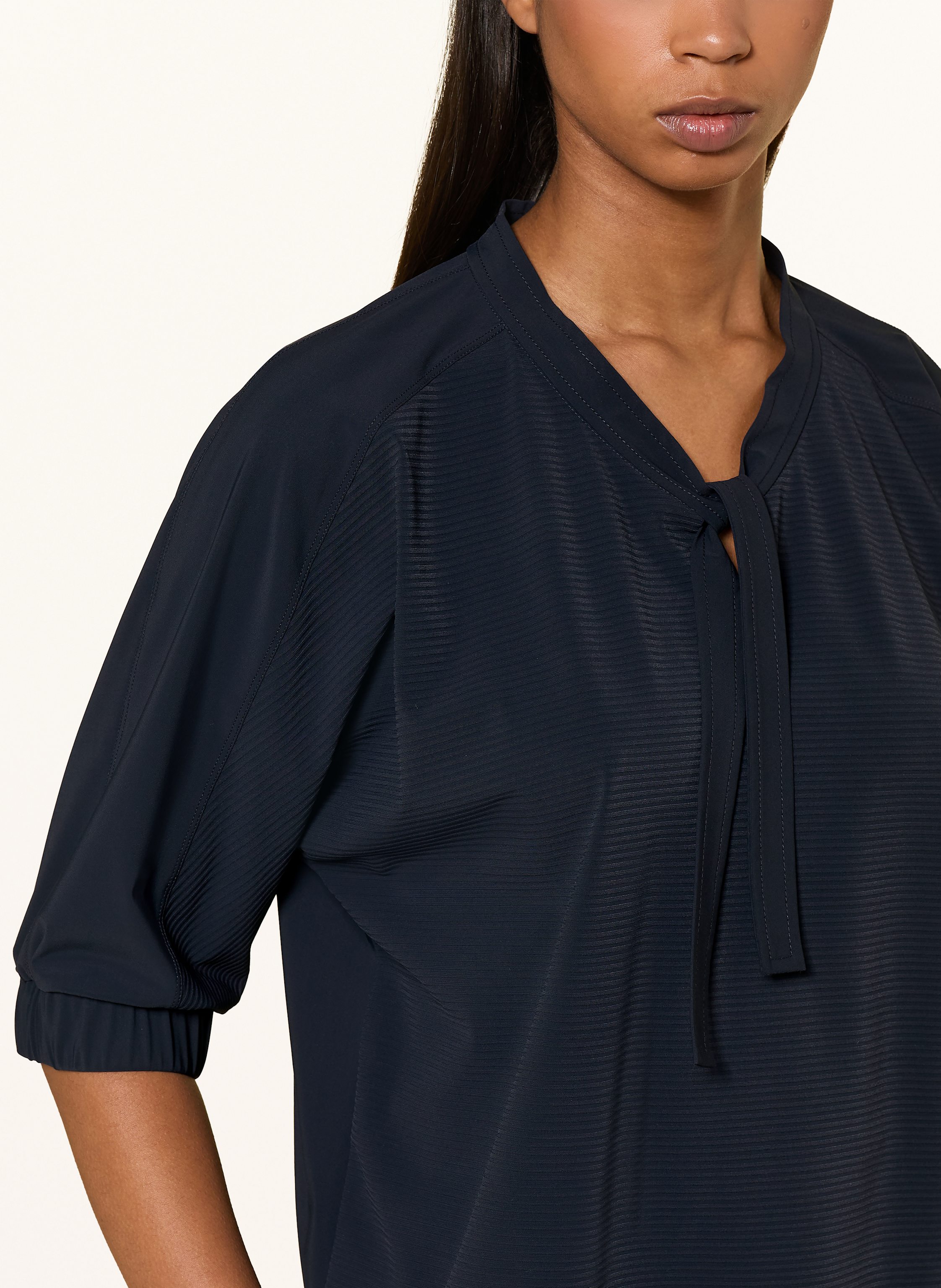 Thumbnail - Marc Cain Schluppenbluse Mit 3/4-Arm blau