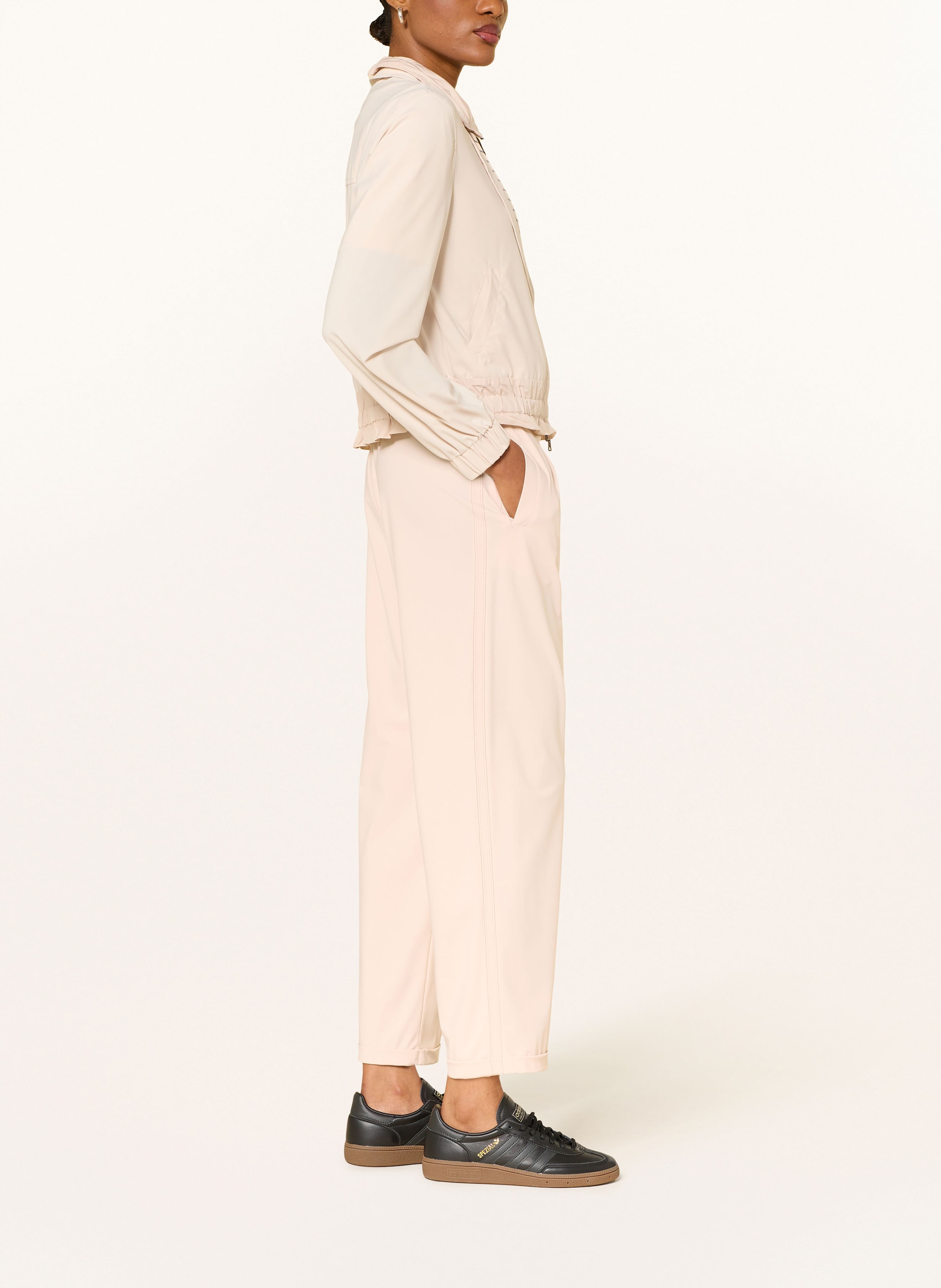 Thumbnail - Marc Cain 7/8-Hose Mit Galonstreifen beige