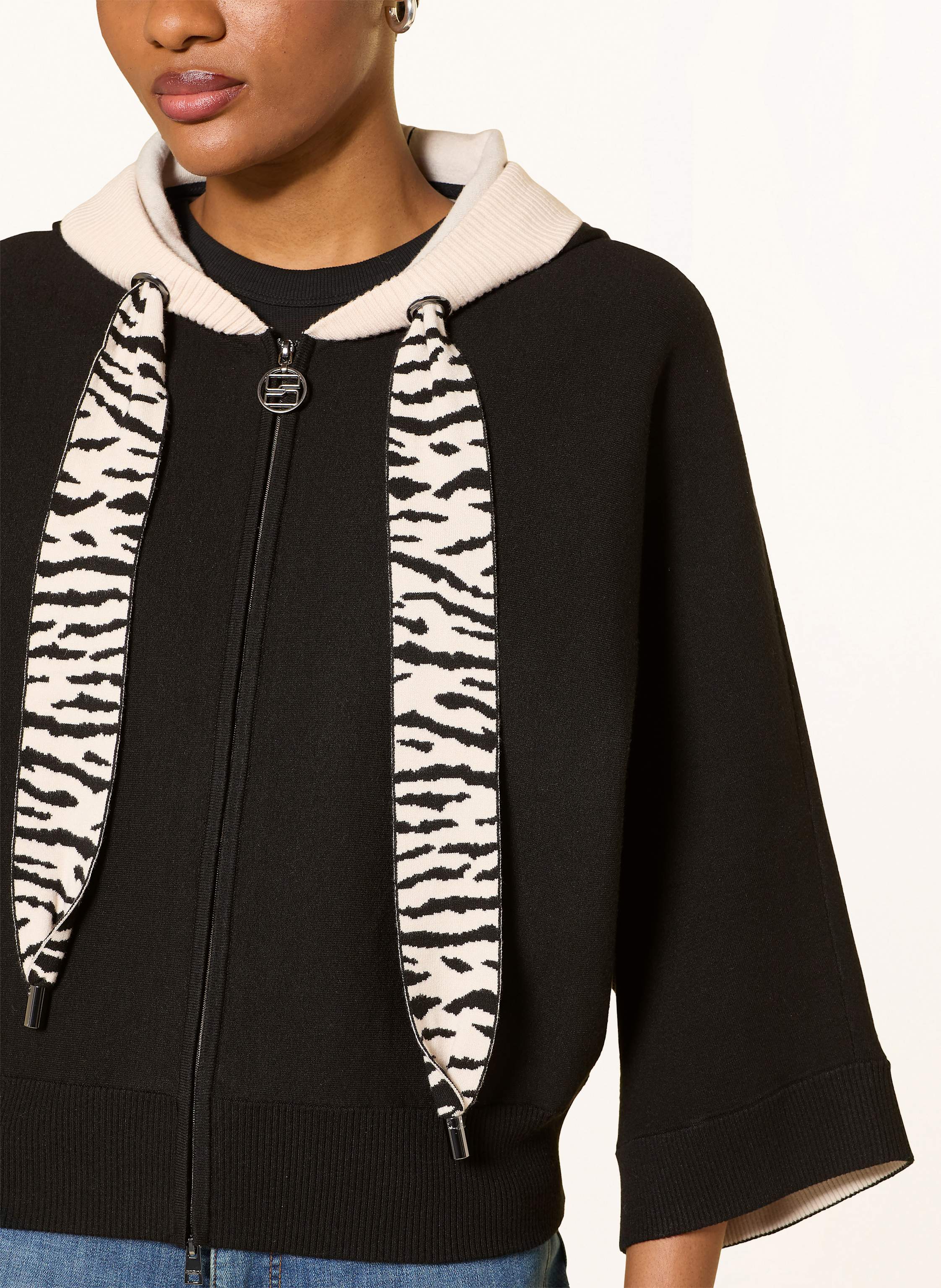 Thumbnail - Marc Cain Strickjacke Mit 3/4-Arm schwarz