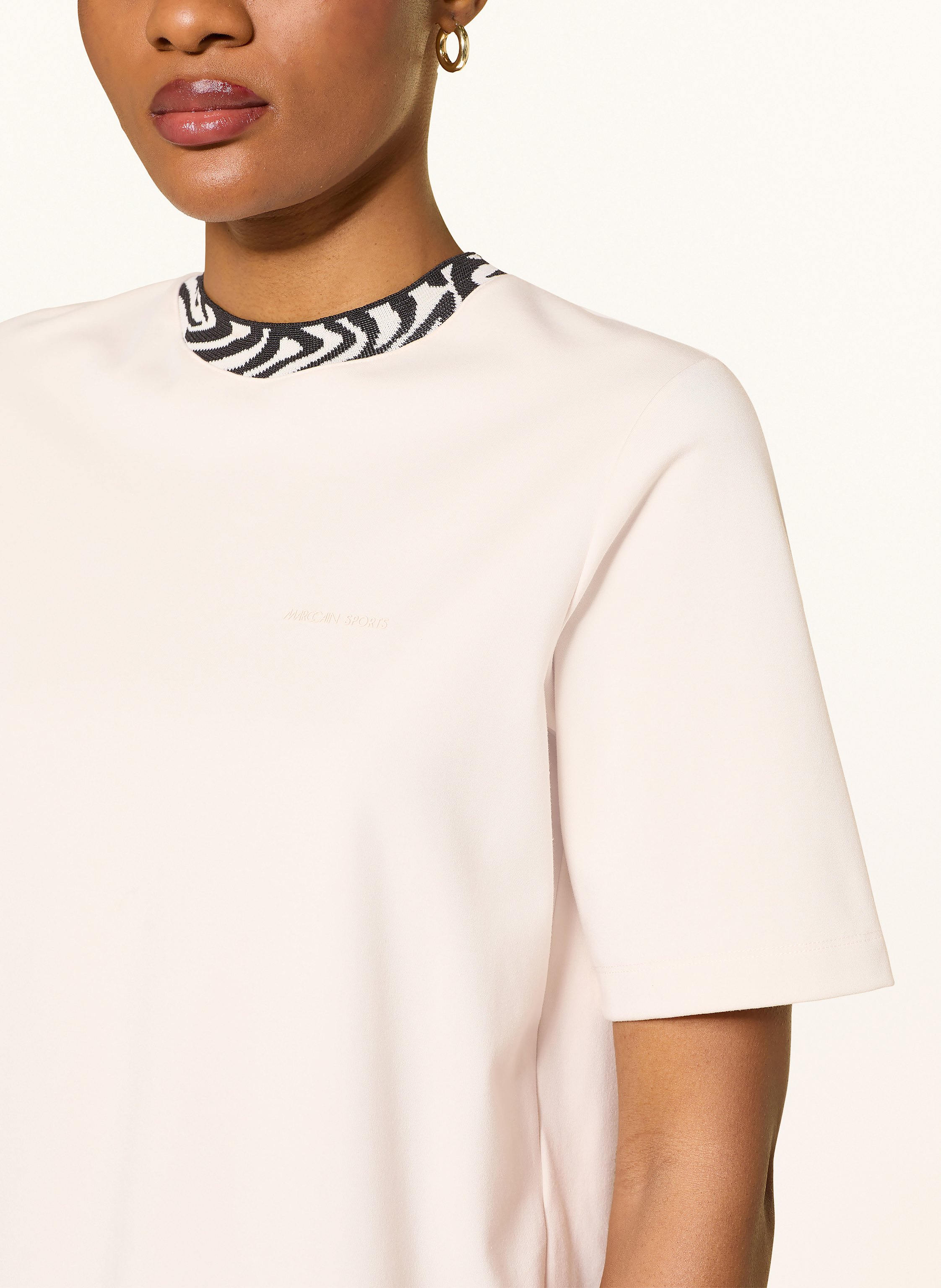 Thumbnail - Marc Cain T-Shirt Mit Schmucksteinen beige