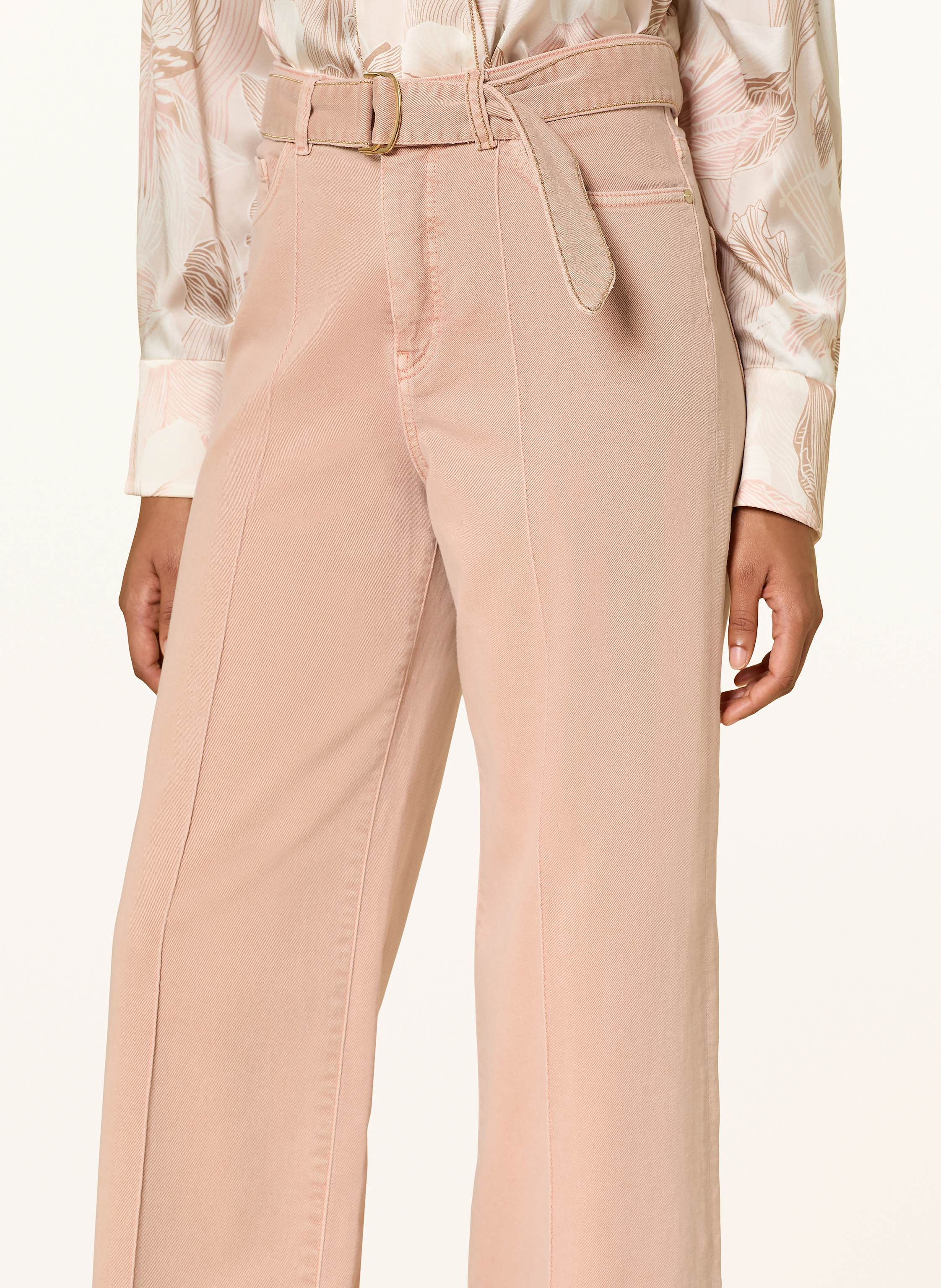 Thumbnail - Marc Cain Wide Leg Jeans Warri rosa