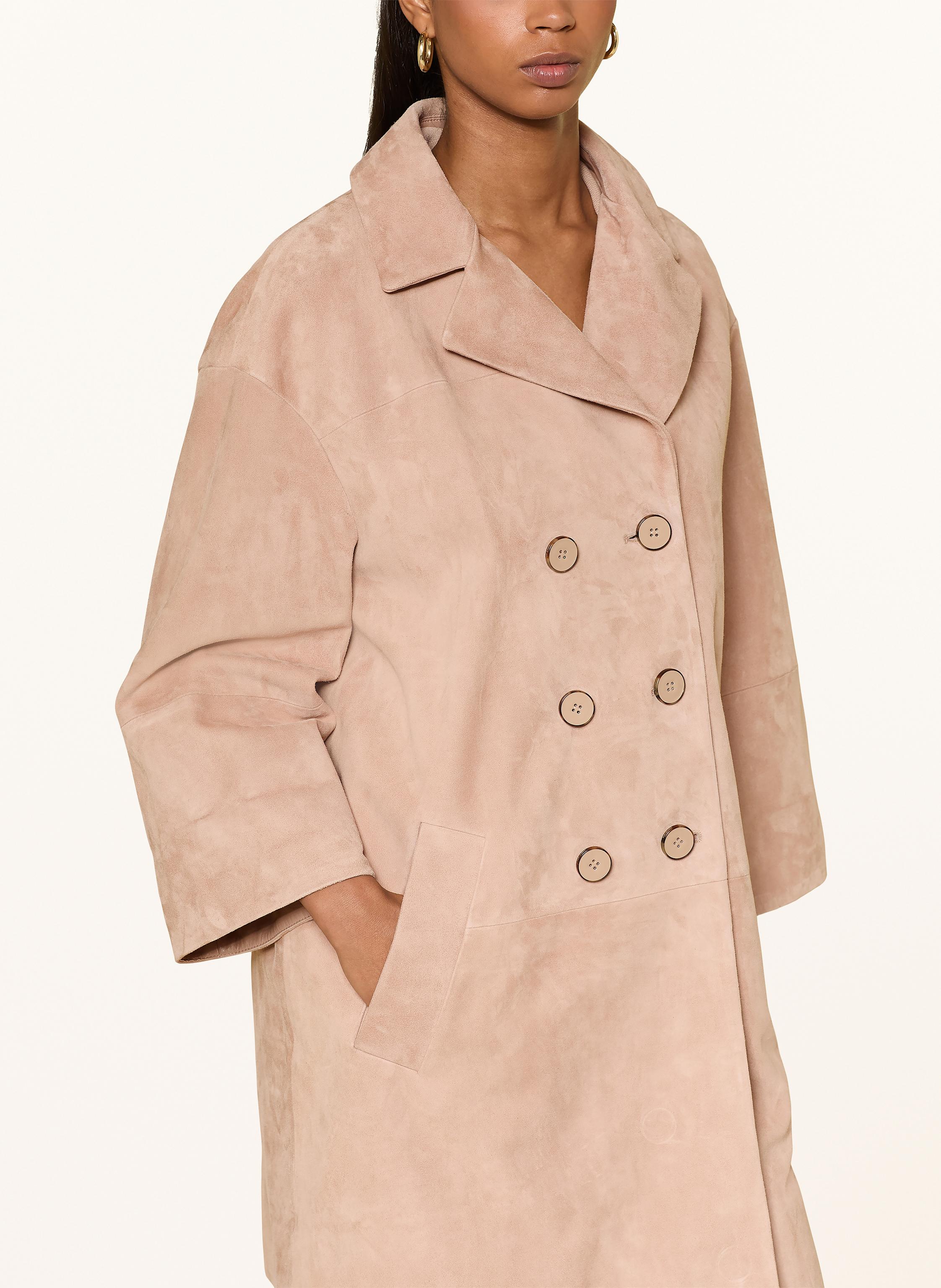 Thumbnail - Marc Cain Ledermantel beige