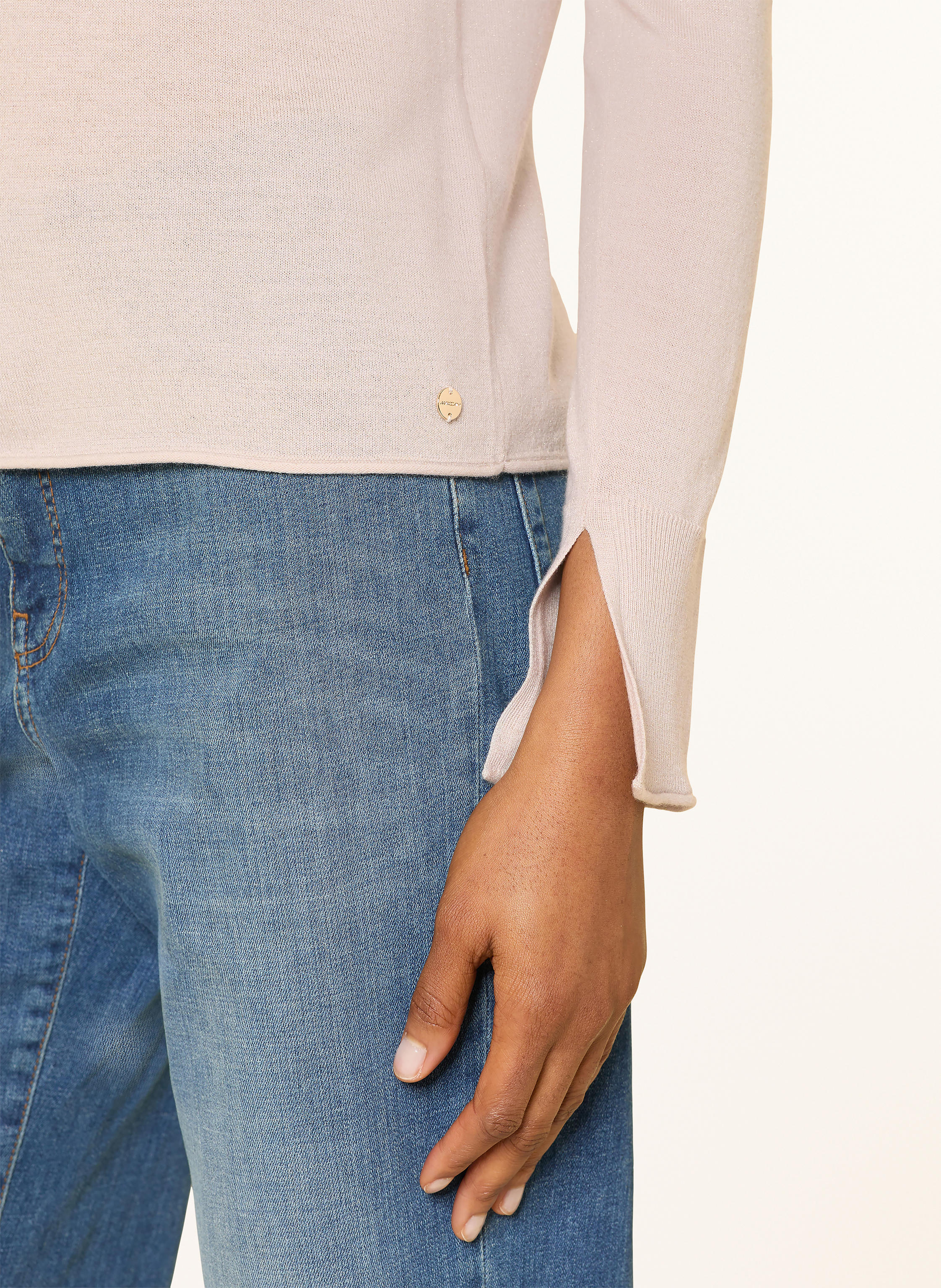 Thumbnail - Marc Cain Pullover Mit Glitzergarn rosa