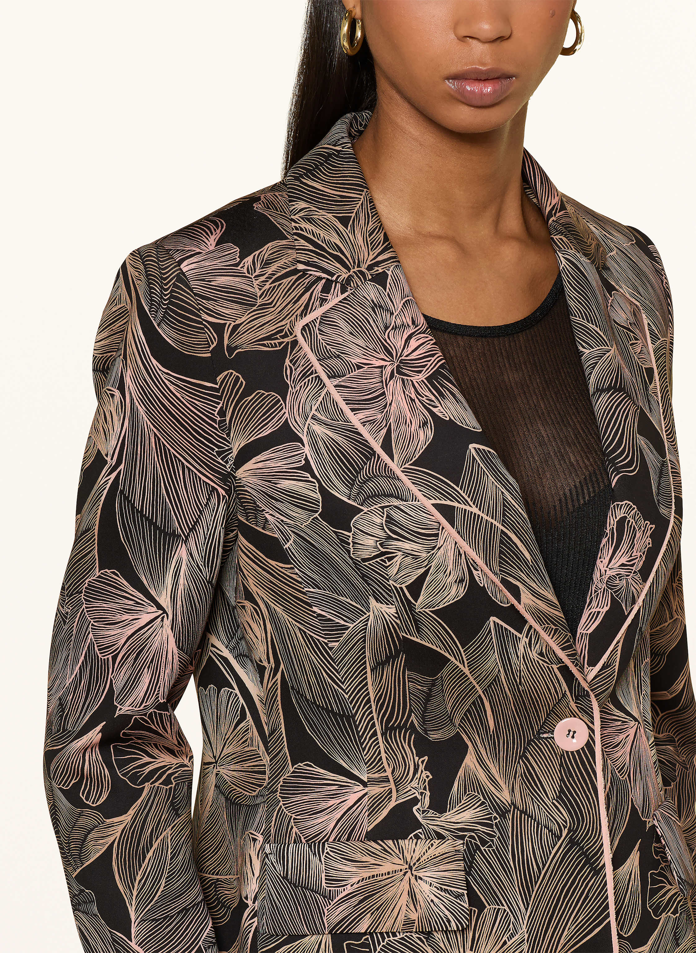 Thumbnail - Marc Cain Satinblazer schwarz