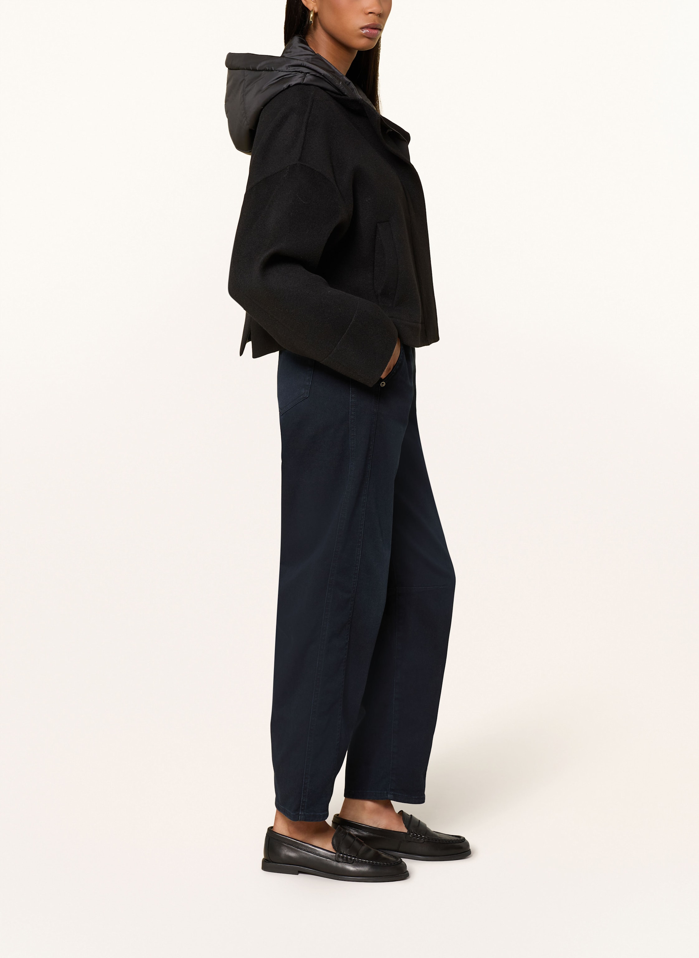 Thumbnail - Marc Cain Jacke Im Materialmix schwarz