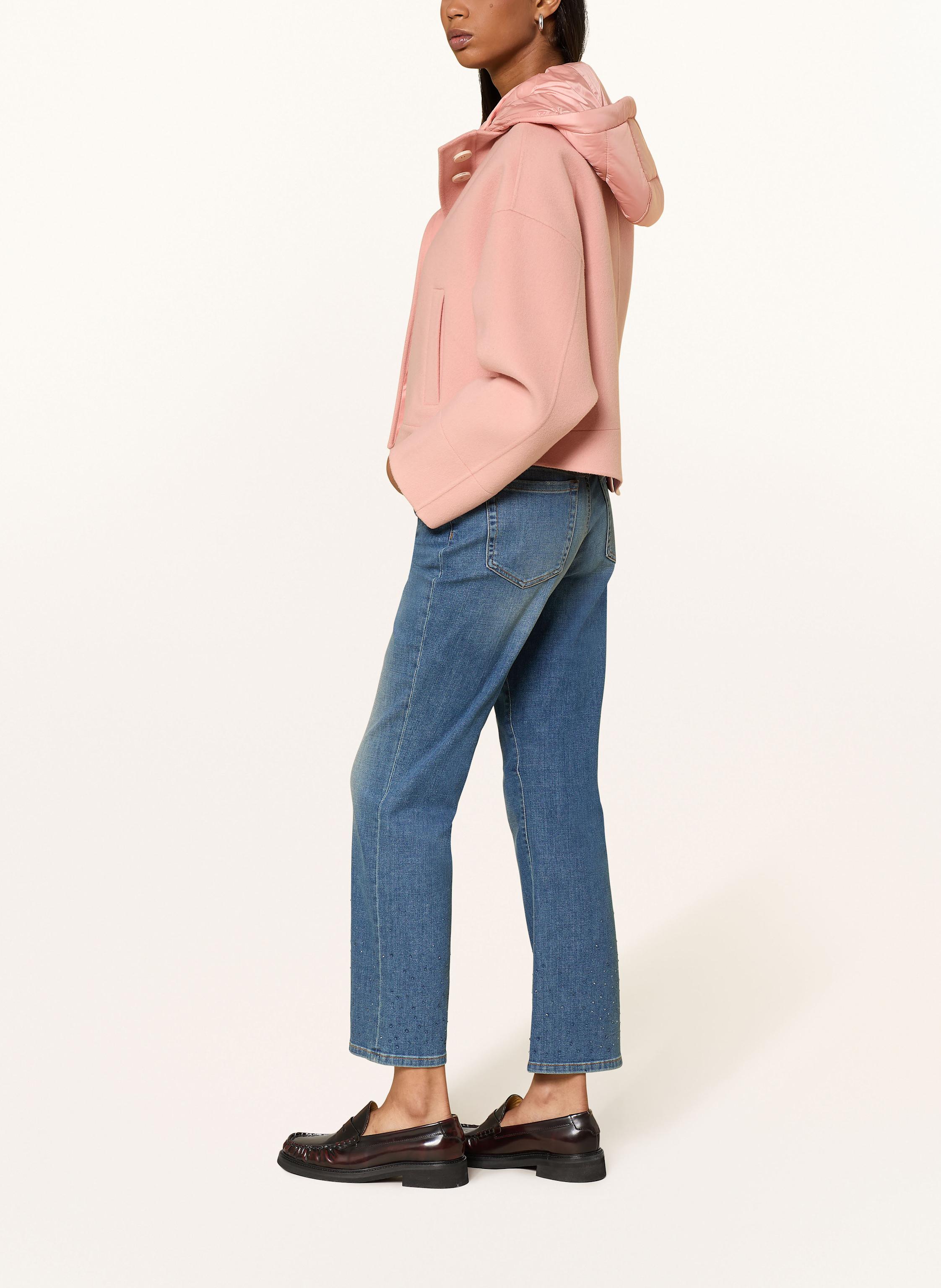 Thumbnail - Marc Cain Jacke Im Materialmix rosa