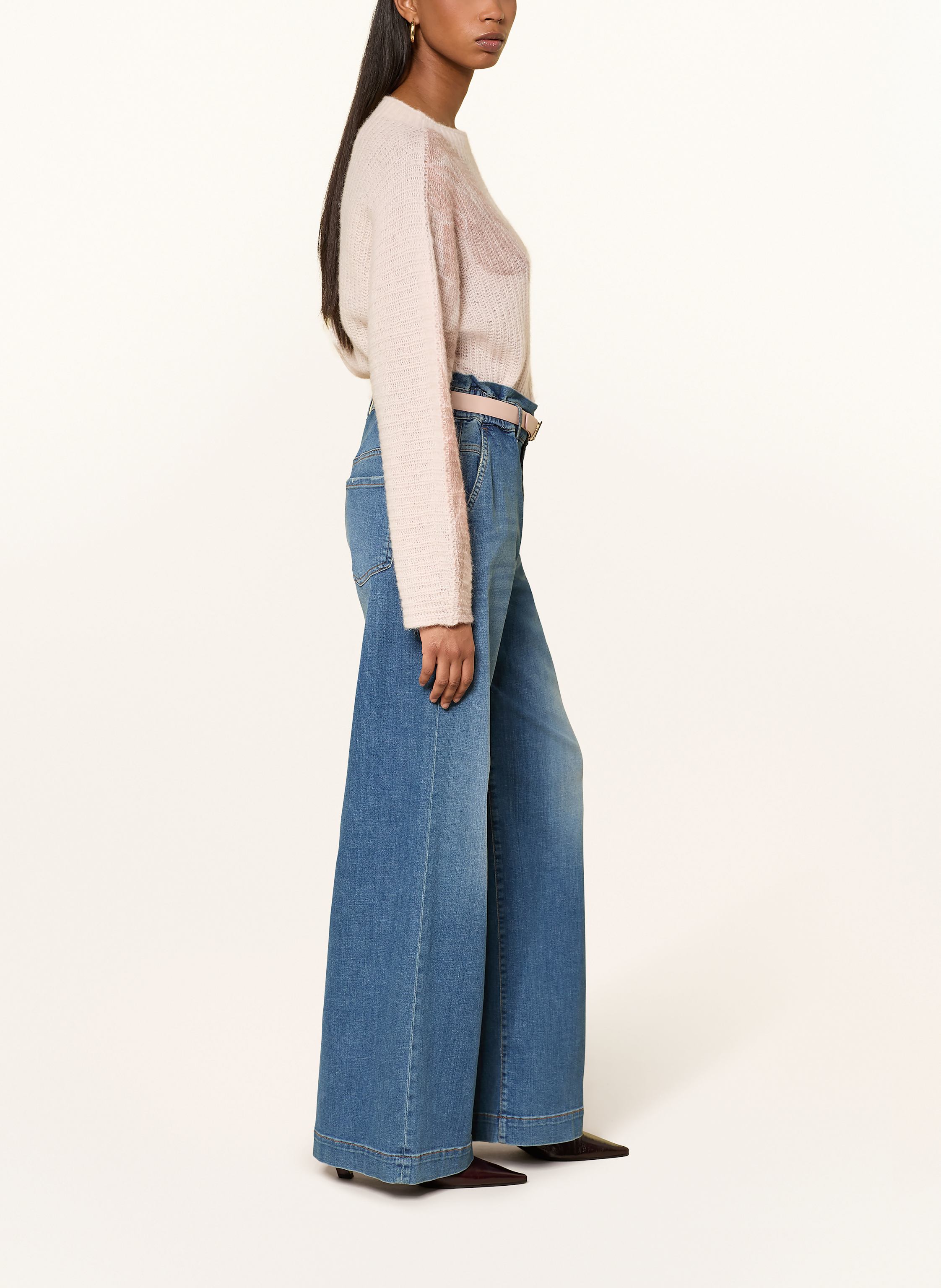 Thumbnail - Marc Cain Wide Leg Jeans Waukee blau